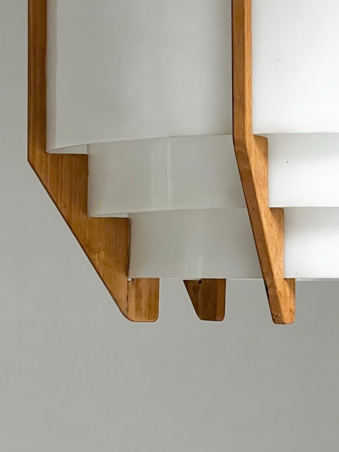 Large Swedish Pendant Light attributed to Jakobsson 2