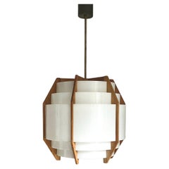 Large Swedish Pendant Light attributed to Jakobsson