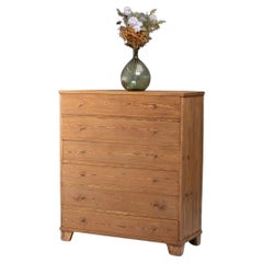 Large Swedish Pine Chest of Drawers