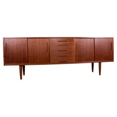 Retro Large Swedish Teak Sideboard by Nils Jonsson for Hugo Troeds 1960