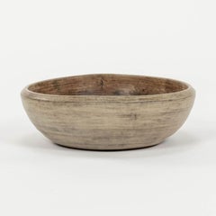 Grand bol à pâte suédois en noyer tourné