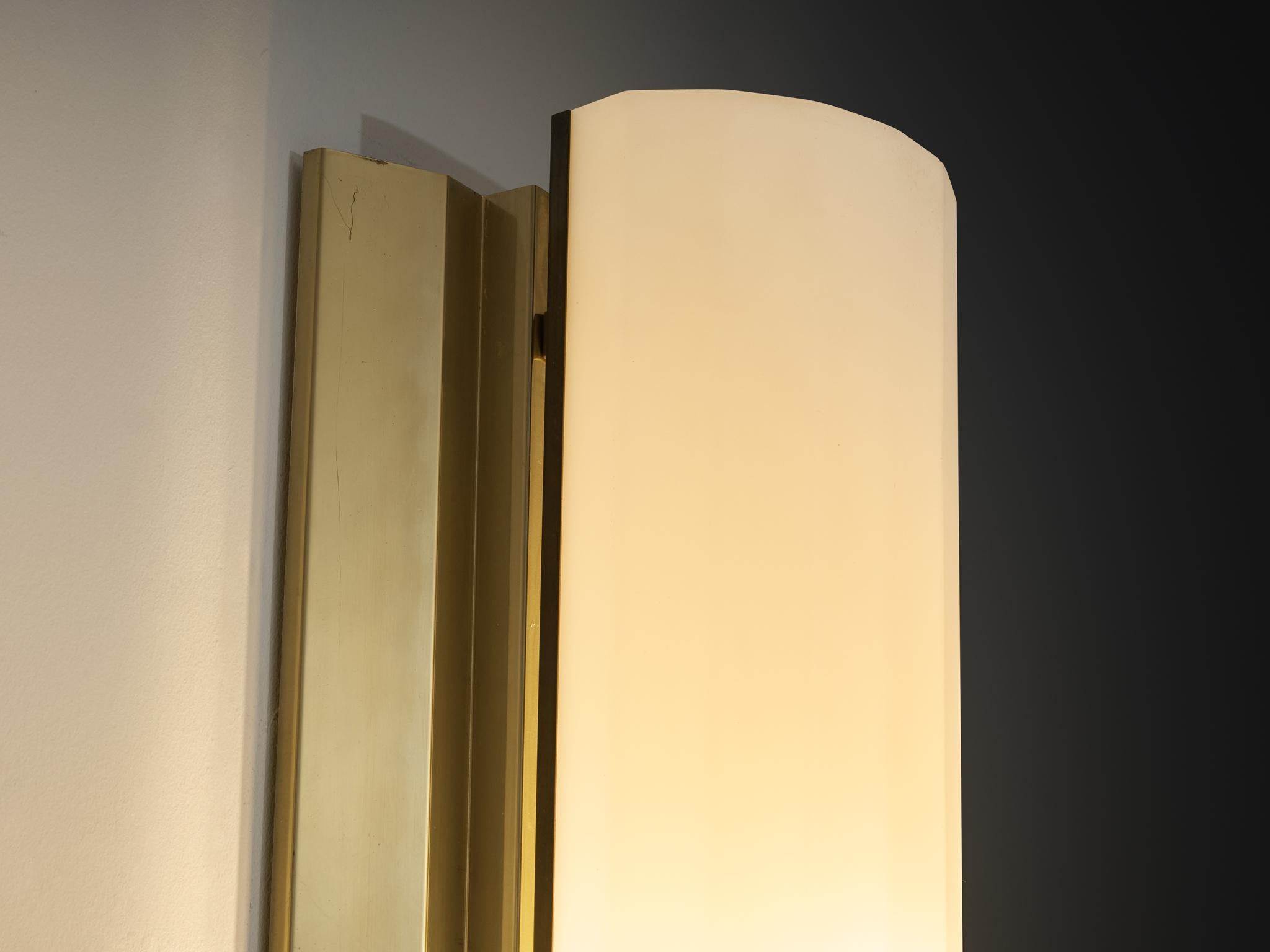 Grandi luci da parete svedesi in ottone In condizioni buone in vendita a Waalwijk, NL