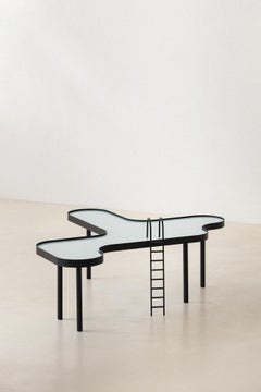 Large "Swimming Pool" Table by Rain, Brazilian Contemporary Design