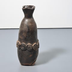 Large Sydney K. Hamburger Ceramic Floor Vase / Vessel, 35"H