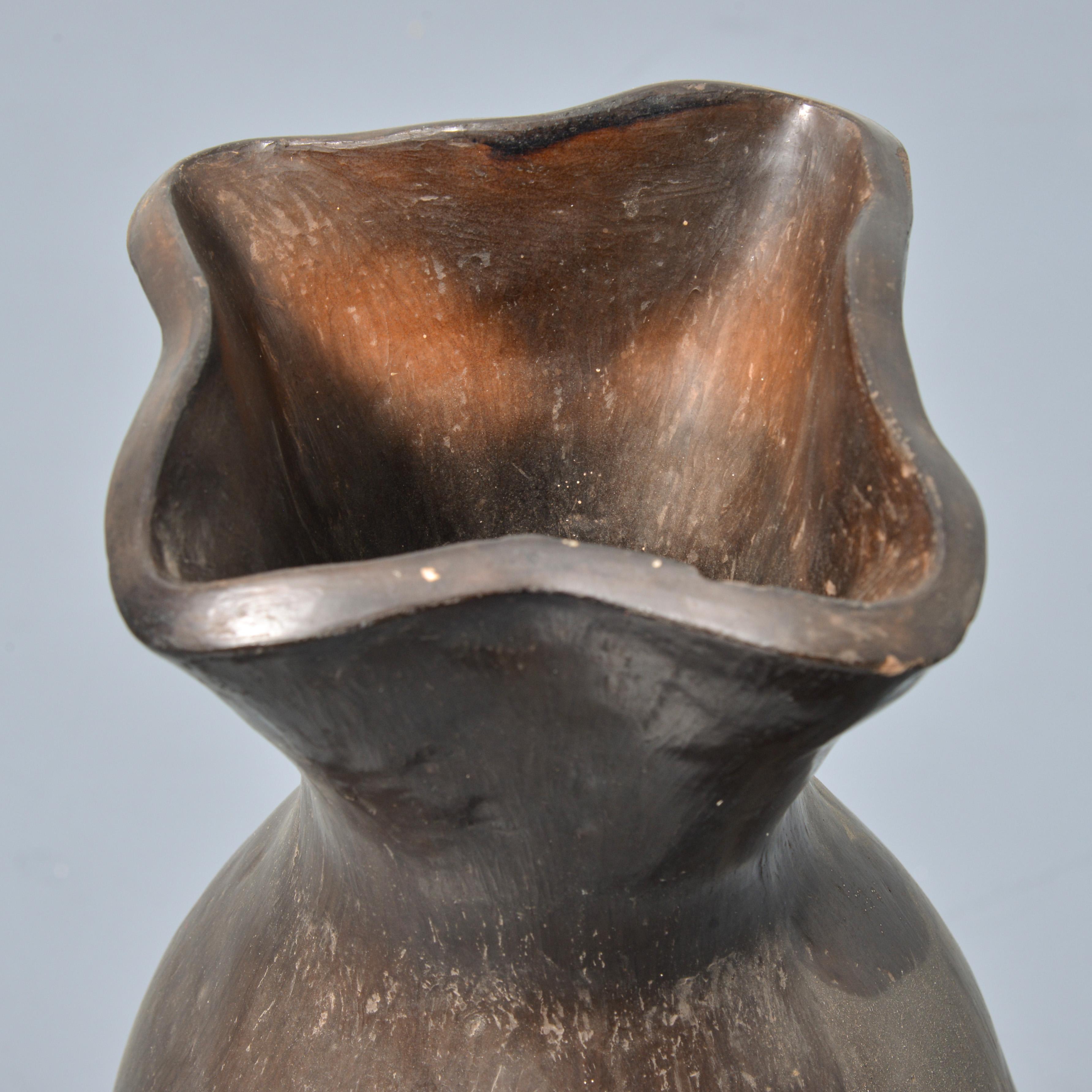 Large Sydney K. Hamburger Ceramic Floor Vase / Vessel, 35