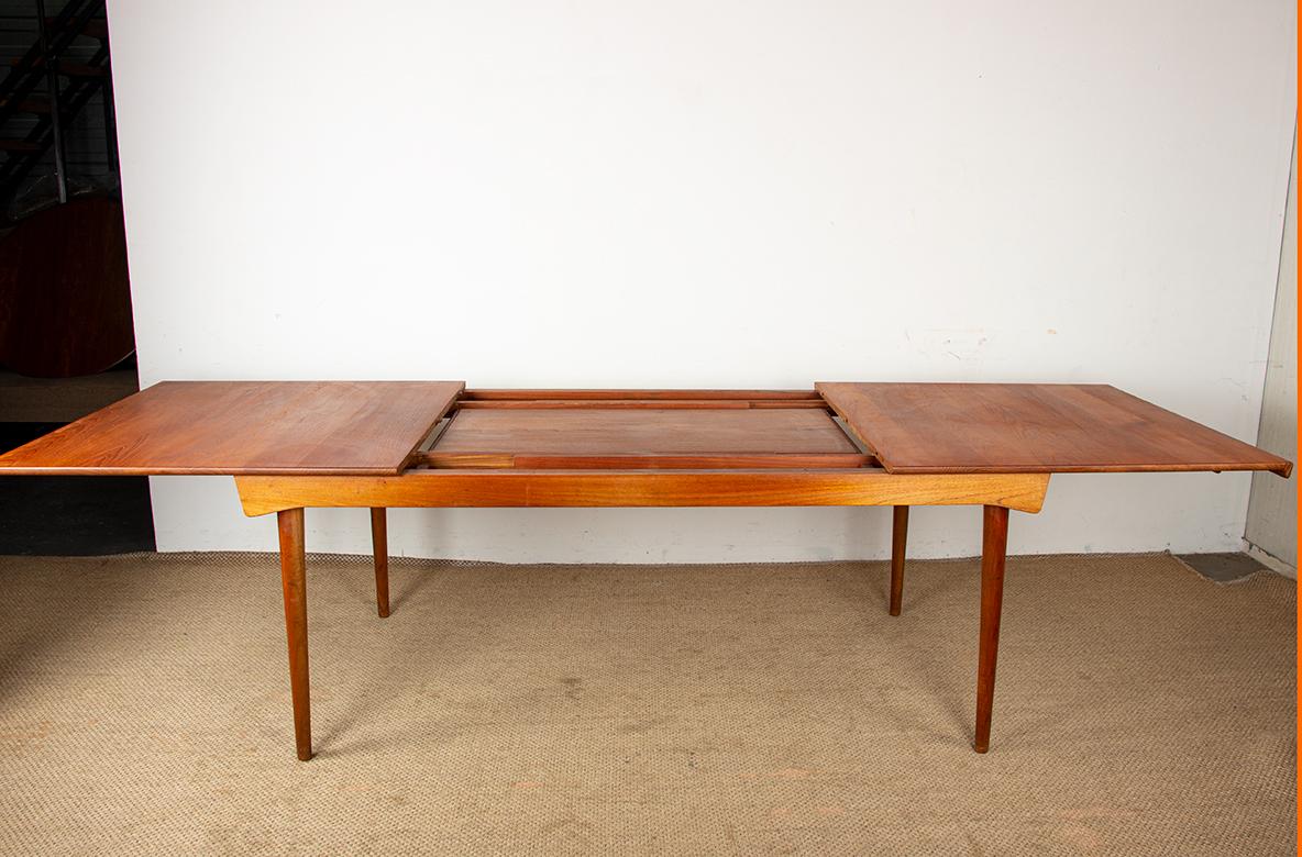 Tavolo grande, 290 cm, in teak SOLID di Peter Hvidt e Orla Molggard-Nielsen 1955 in vendita 3