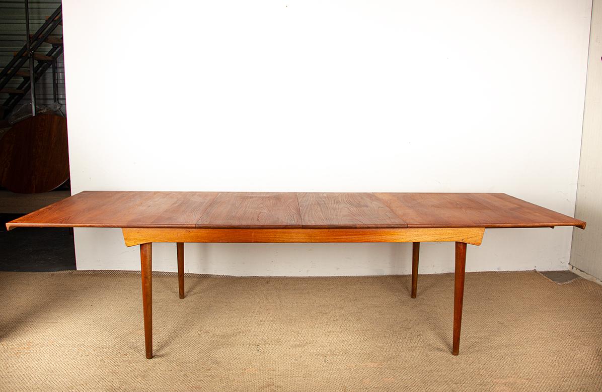 Tavolo grande, 290 cm, in teak SOLID di Peter Hvidt e Orla Molggard-Nielsen 1955 in vendita 10