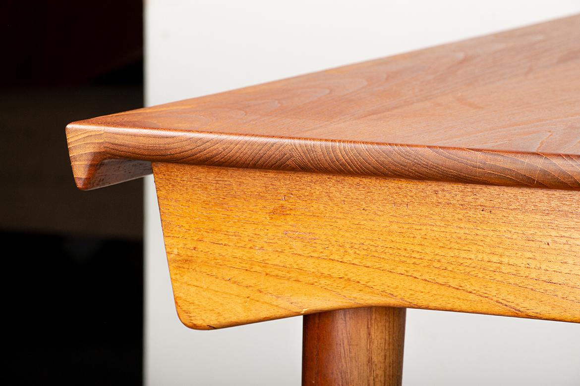 Scandinavo moderno Tavolo grande, 290 cm, in teak SOLID di Peter Hvidt e Orla Molggard-Nielsen 1955 in vendita