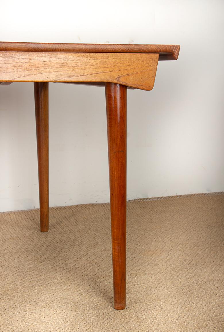 Metà XX secolo Tavolo grande, 290 cm, in teak SOLID di Peter Hvidt e Orla Molggard-Nielsen 1955 in vendita
