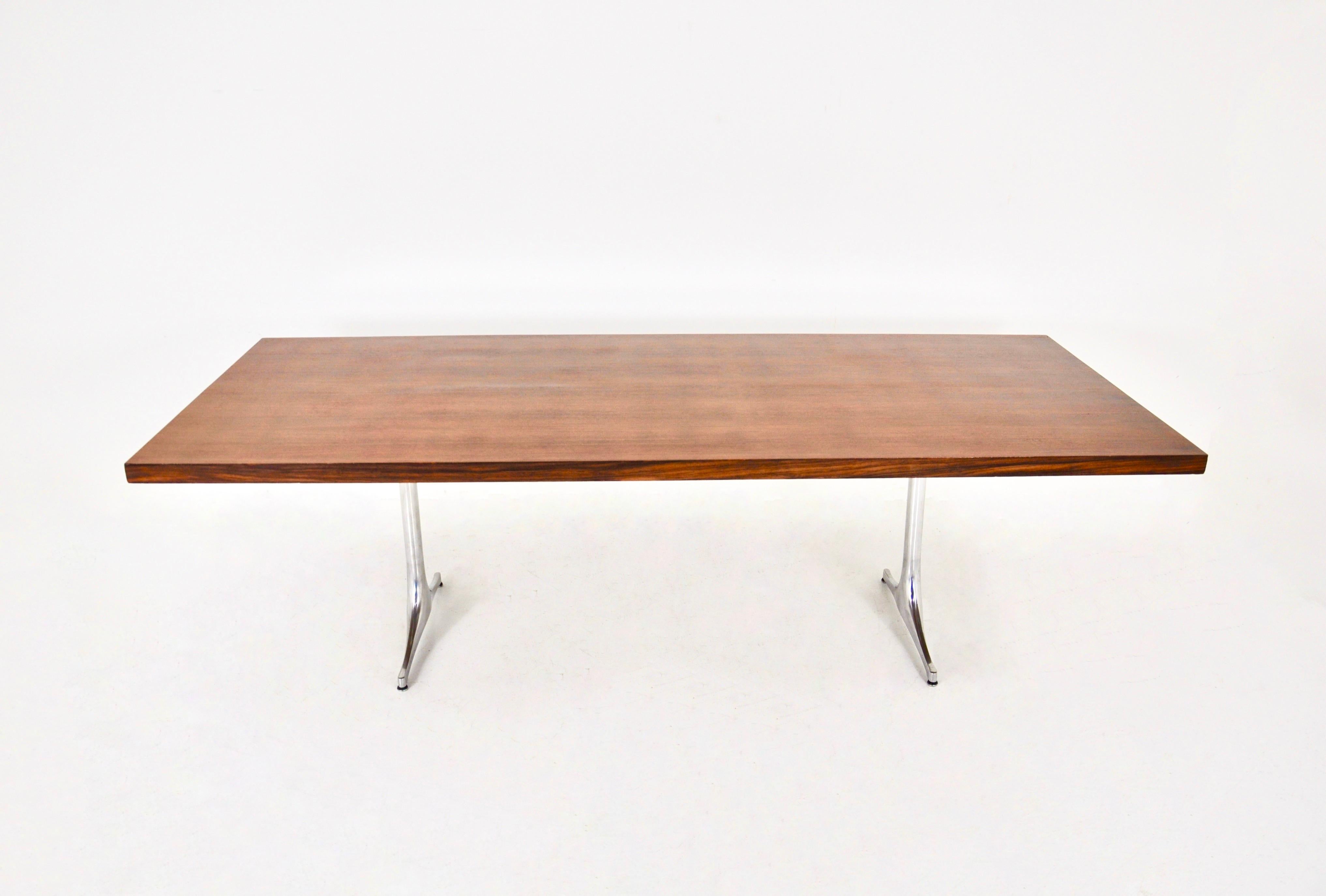 Large Table by Georges Nelson for Herman Miller, 1950s In Good Condition For Sale In Lasne, BE