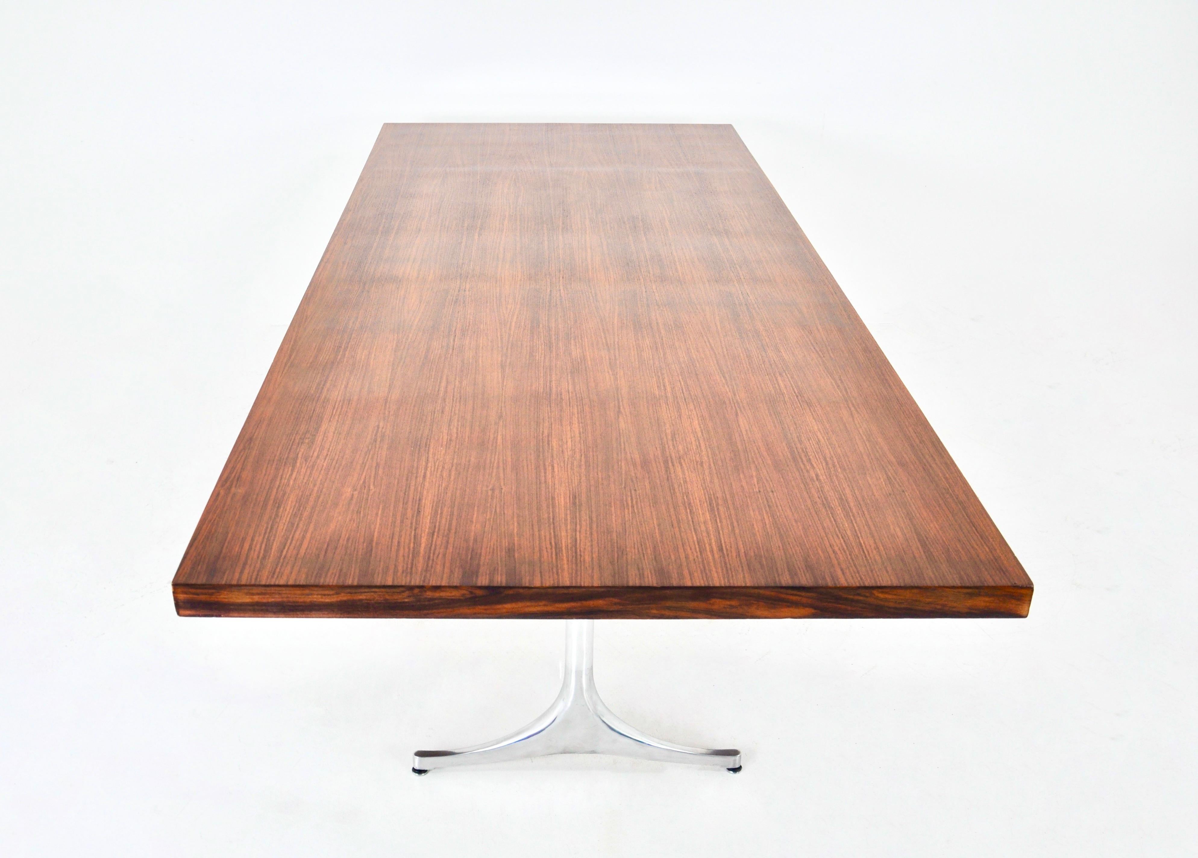 Metal Large Table by Georges Nelson for Herman Miller, 1950s For Sale