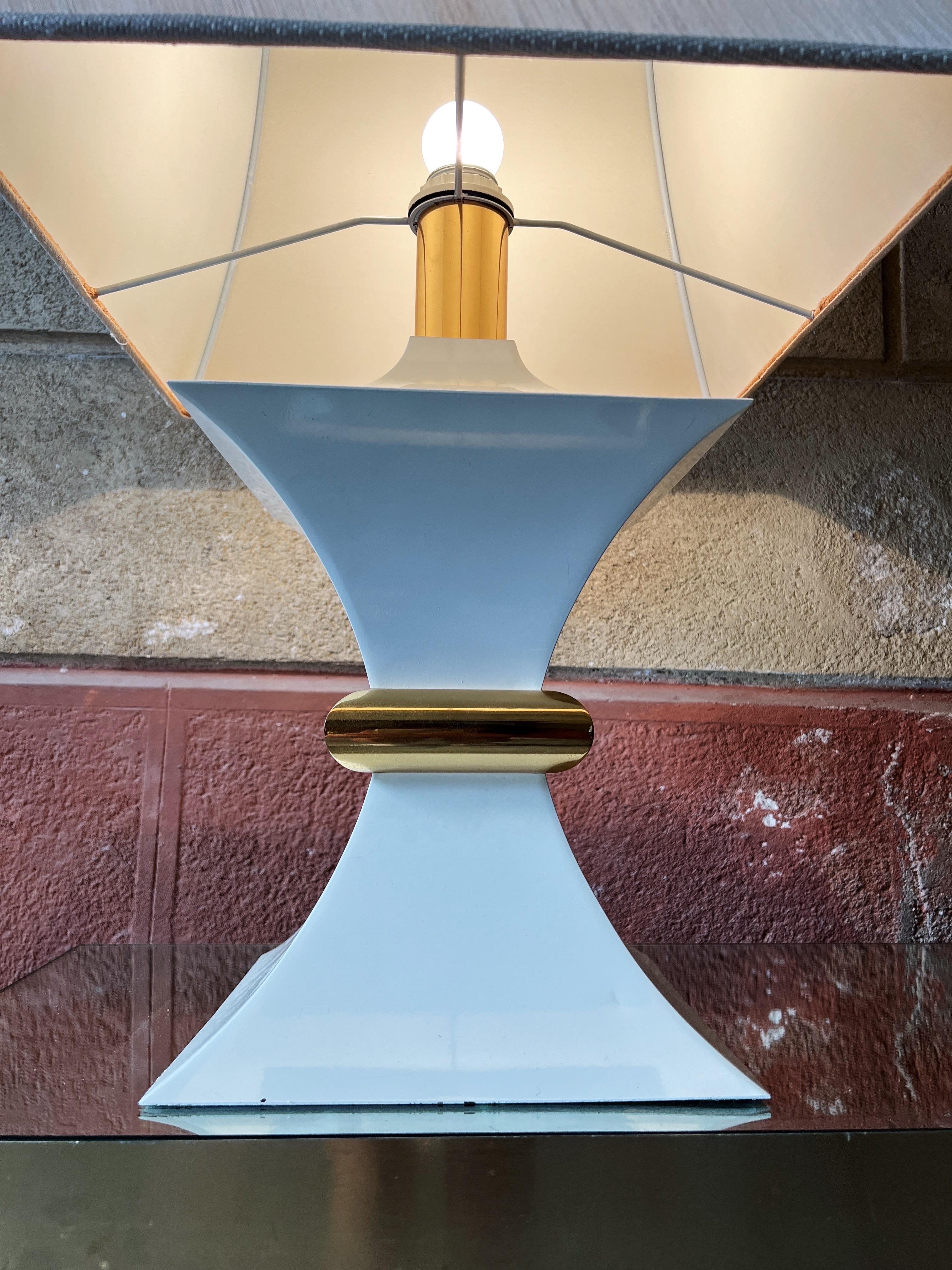Grande lampe de table italienne des années 1970  en vente 9