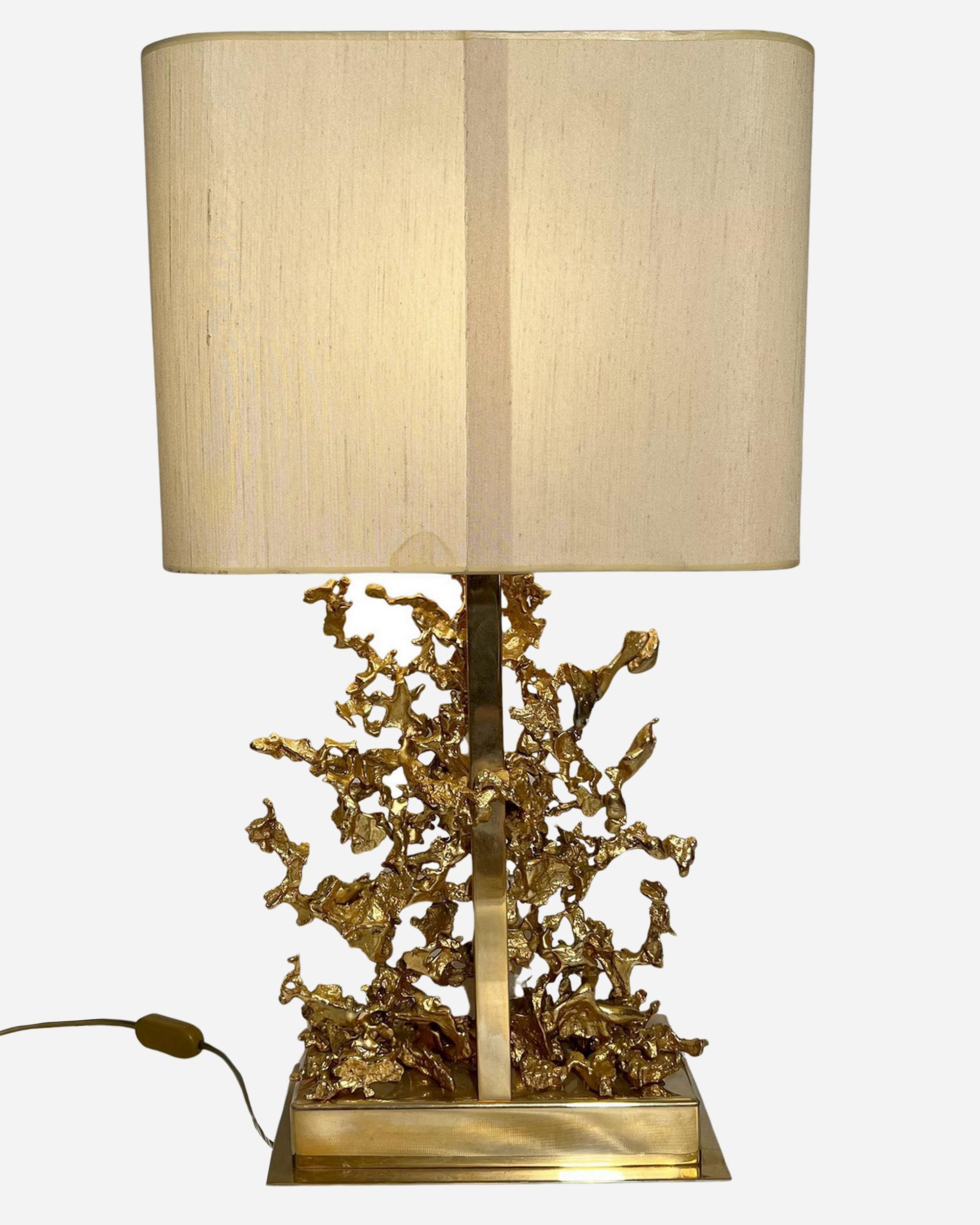 Large table lamp by Claude Victor Boeltz, Paris, France, circa 1980 Francés en venta
