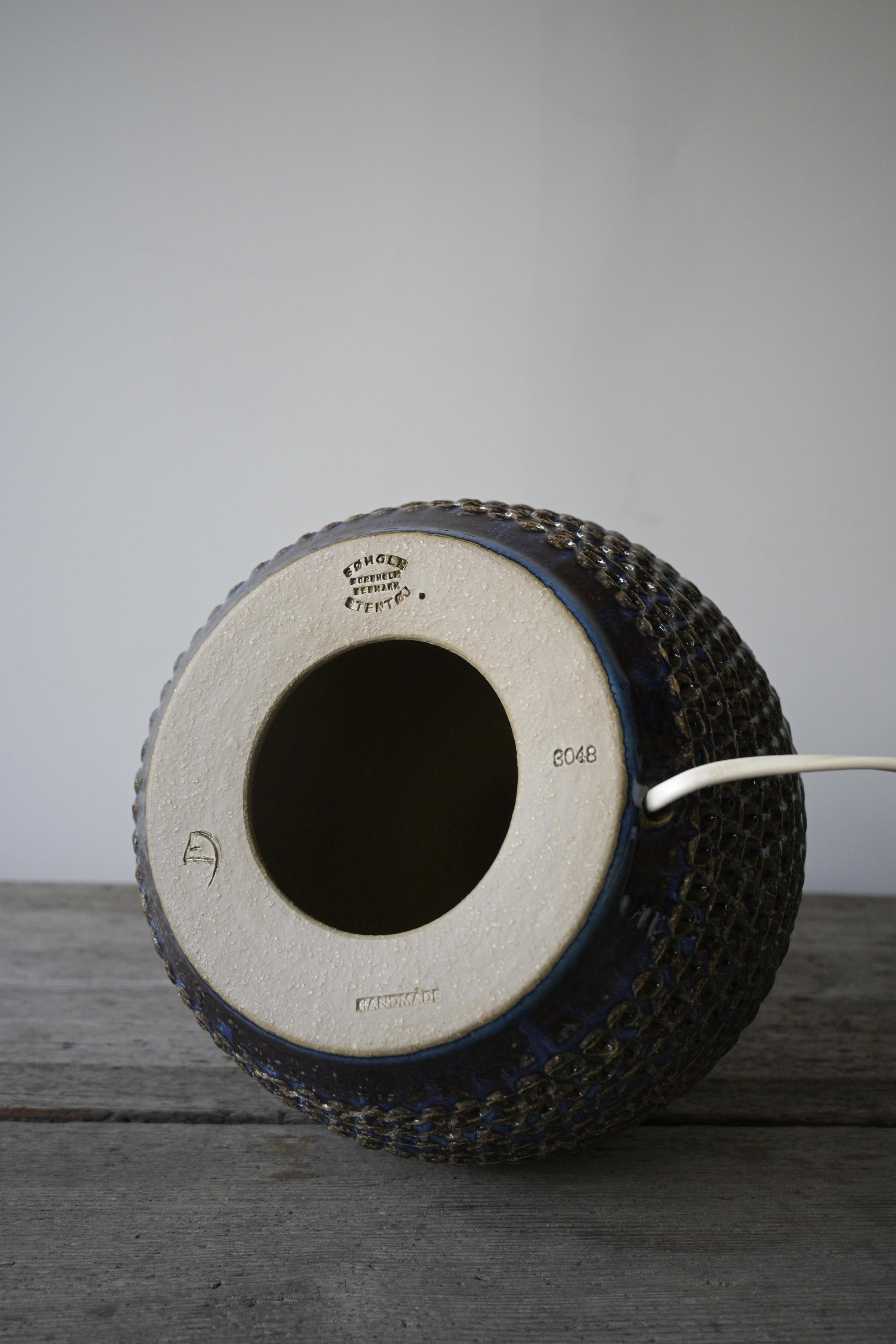 Large Table Lamp by Einar Johansen for Søholm Stentøj, Denmark, 1960s For Sale 6