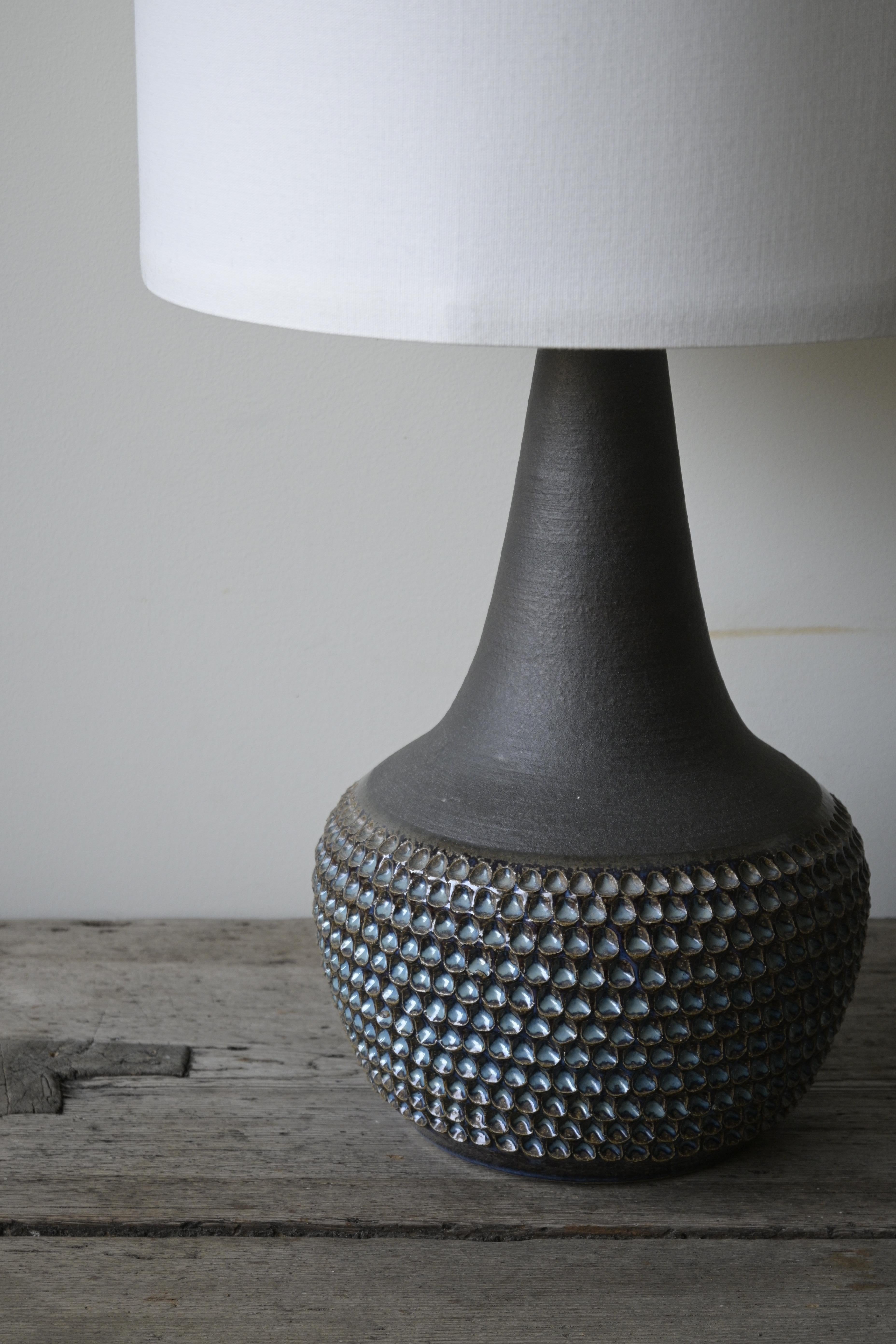 Scandinavian Modern Large Table Lamp by Einar Johansen for Søholm Stentøj, Denmark, 1960s For Sale
