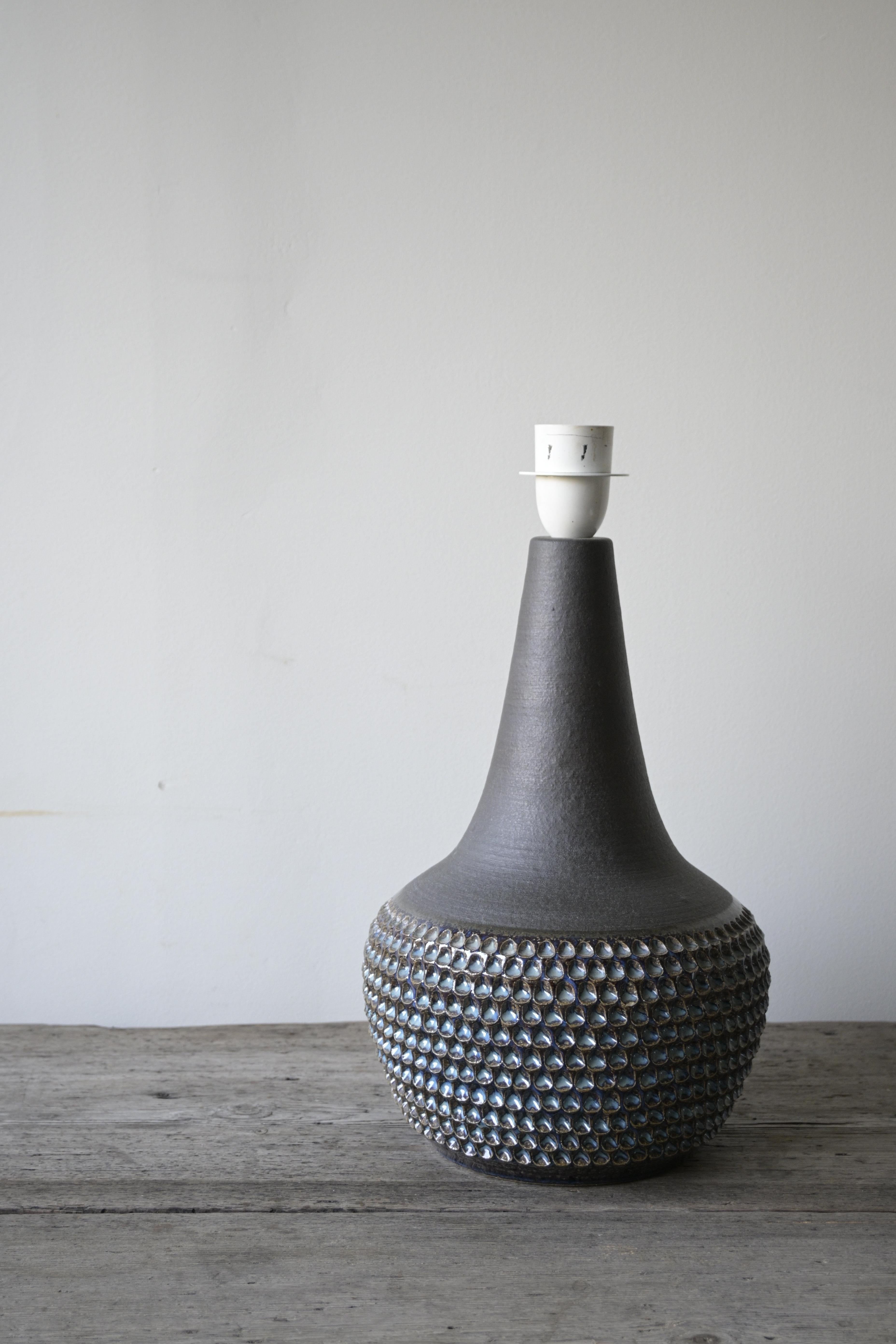 Danish Large Table Lamp by Einar Johansen for Søholm Stentøj, Denmark, 1960s For Sale