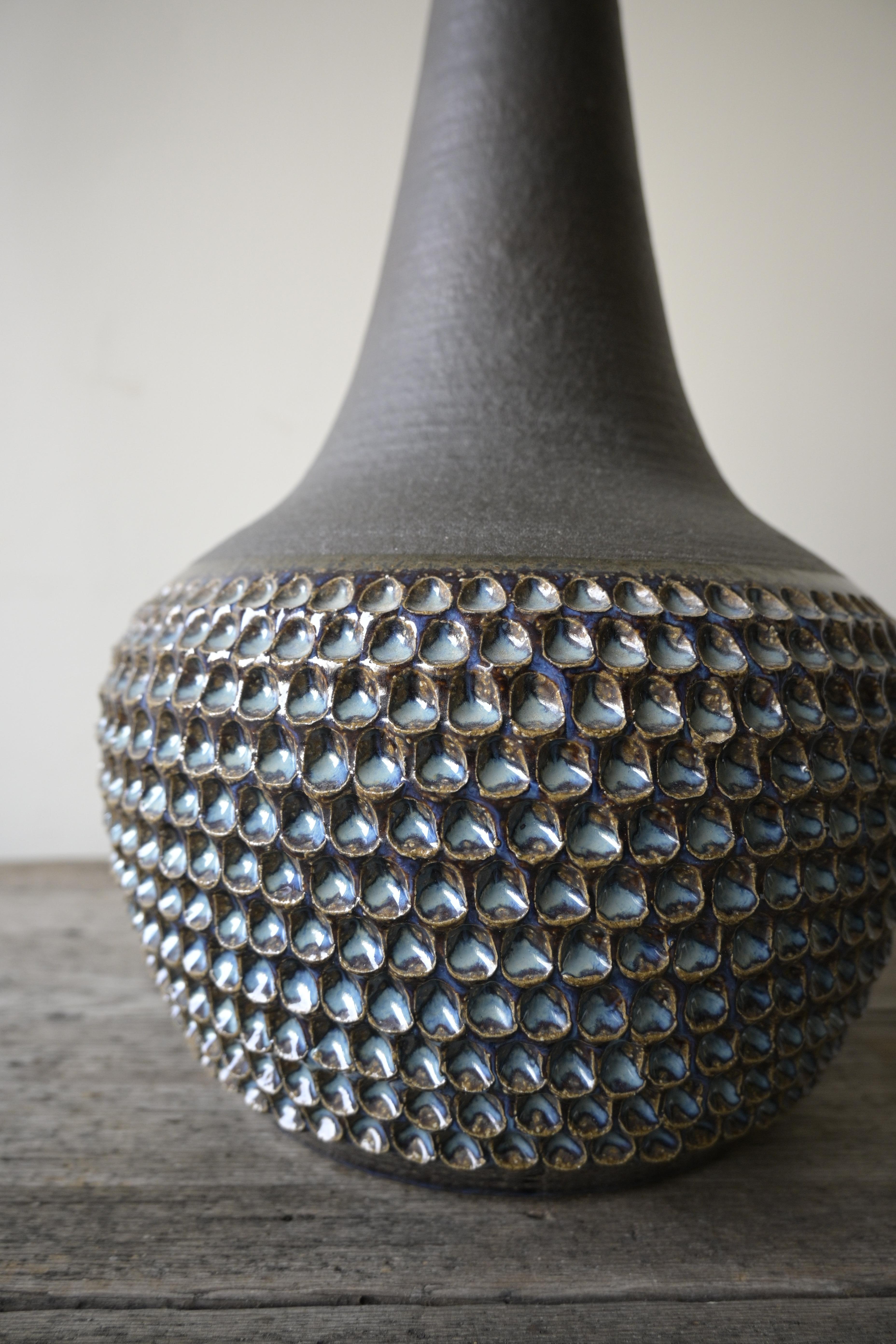 Large Table Lamp by Einar Johansen for Søholm Stentøj, Denmark, 1960s In Good Condition For Sale In Farsta, SE