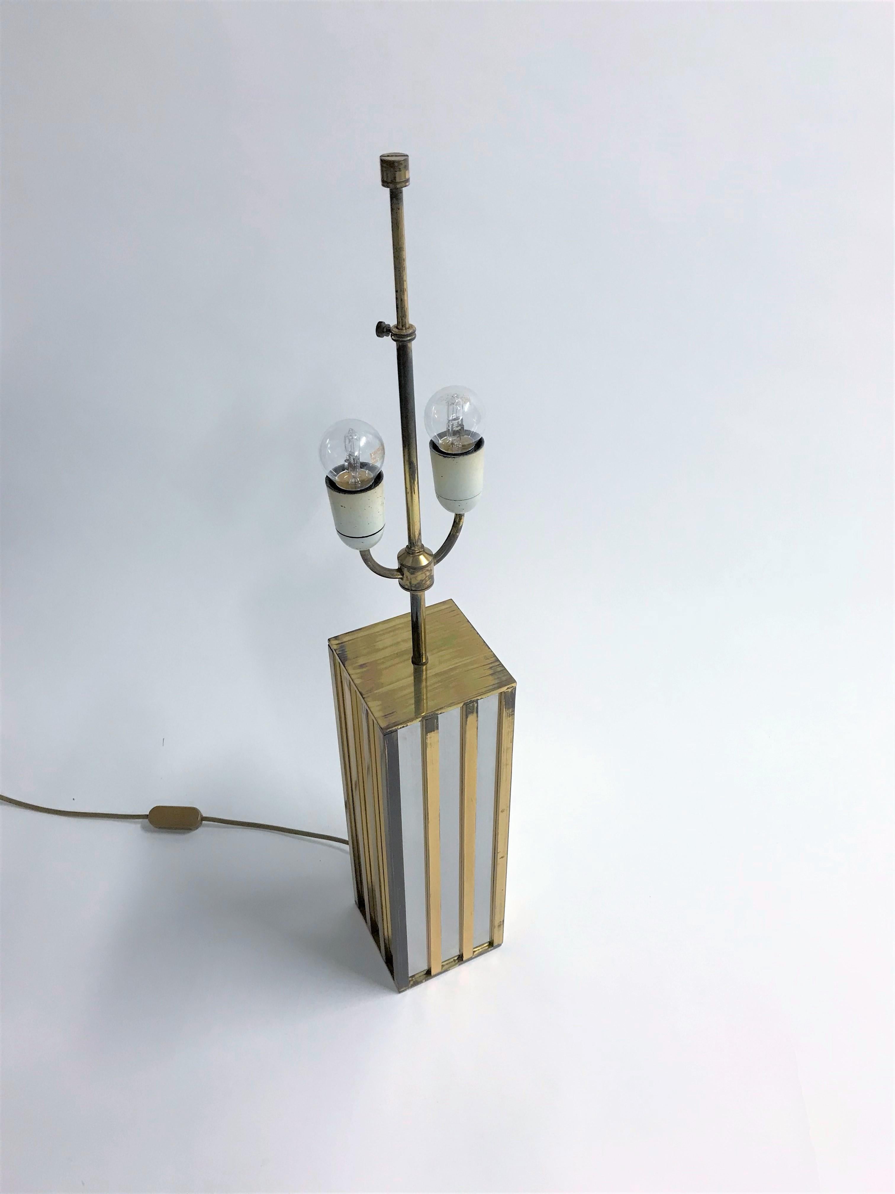 Italian Large Table Lamp by Gaetano Sciolari, 1970s