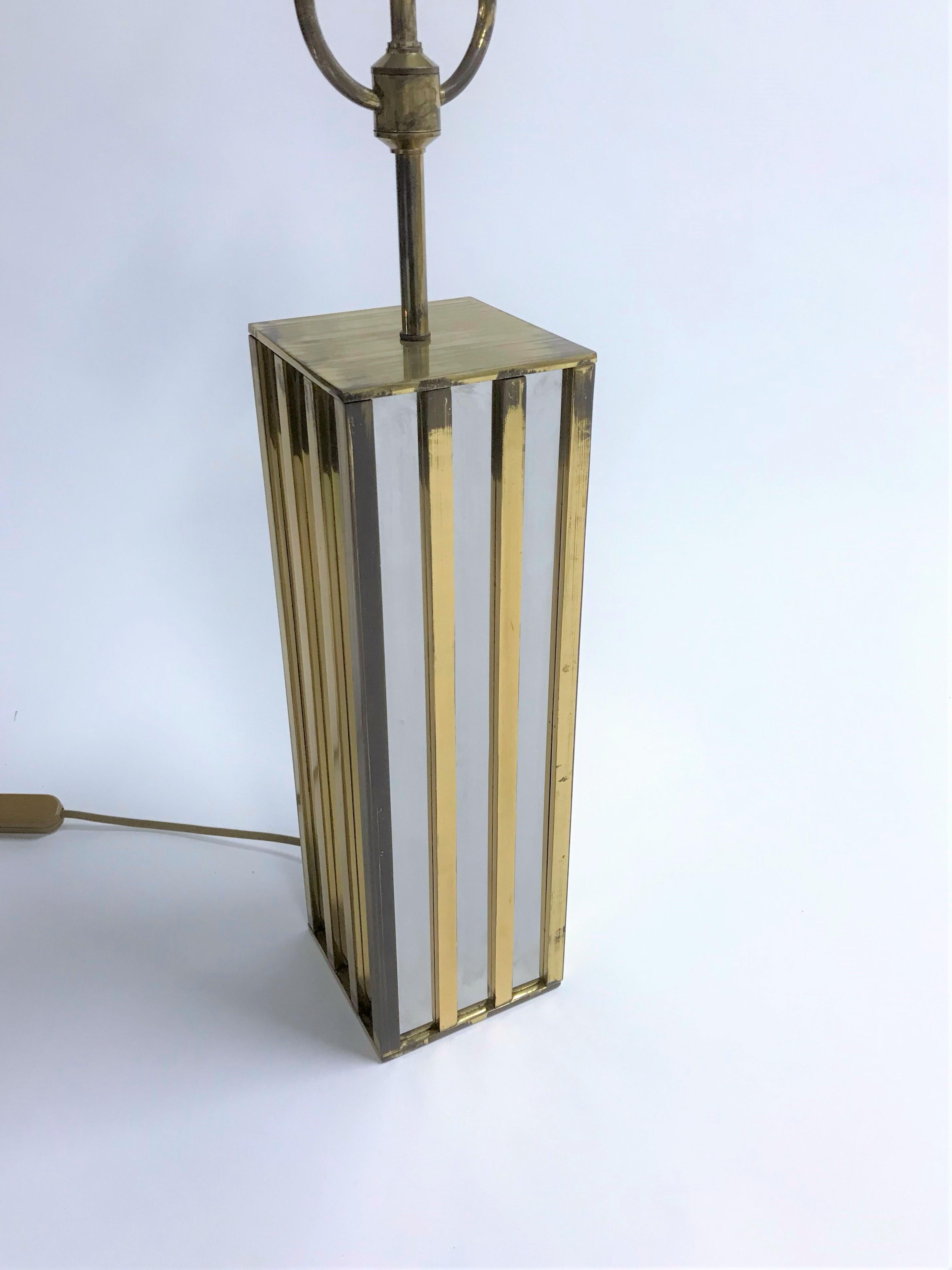 Large Table Lamp by Gaetano Sciolari, 1970s In Good Condition In HEVERLEE, BE