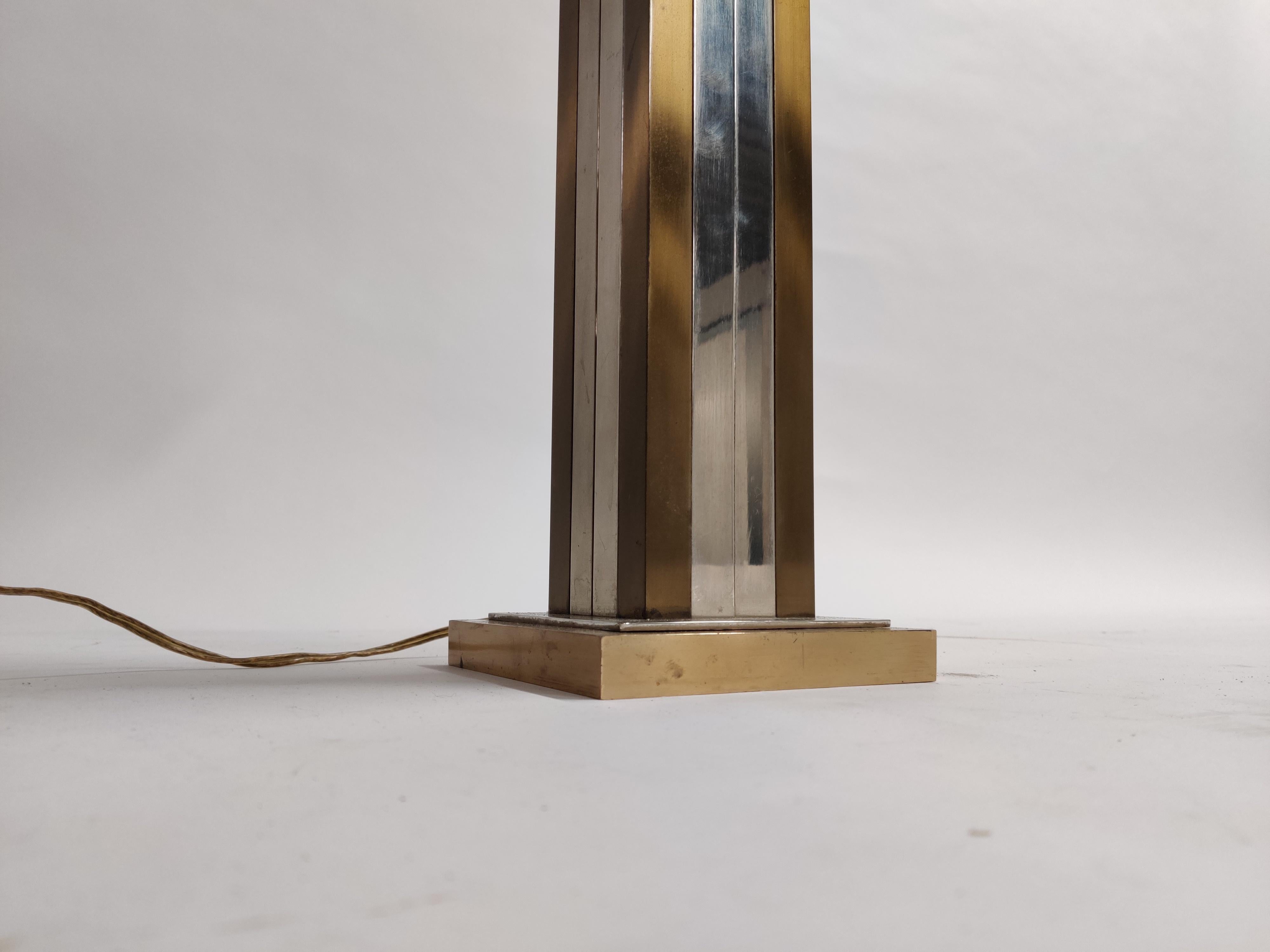 Large Table Lamp by Gaetano Sciolari, 1970s In Good Condition In HEVERLEE, BE