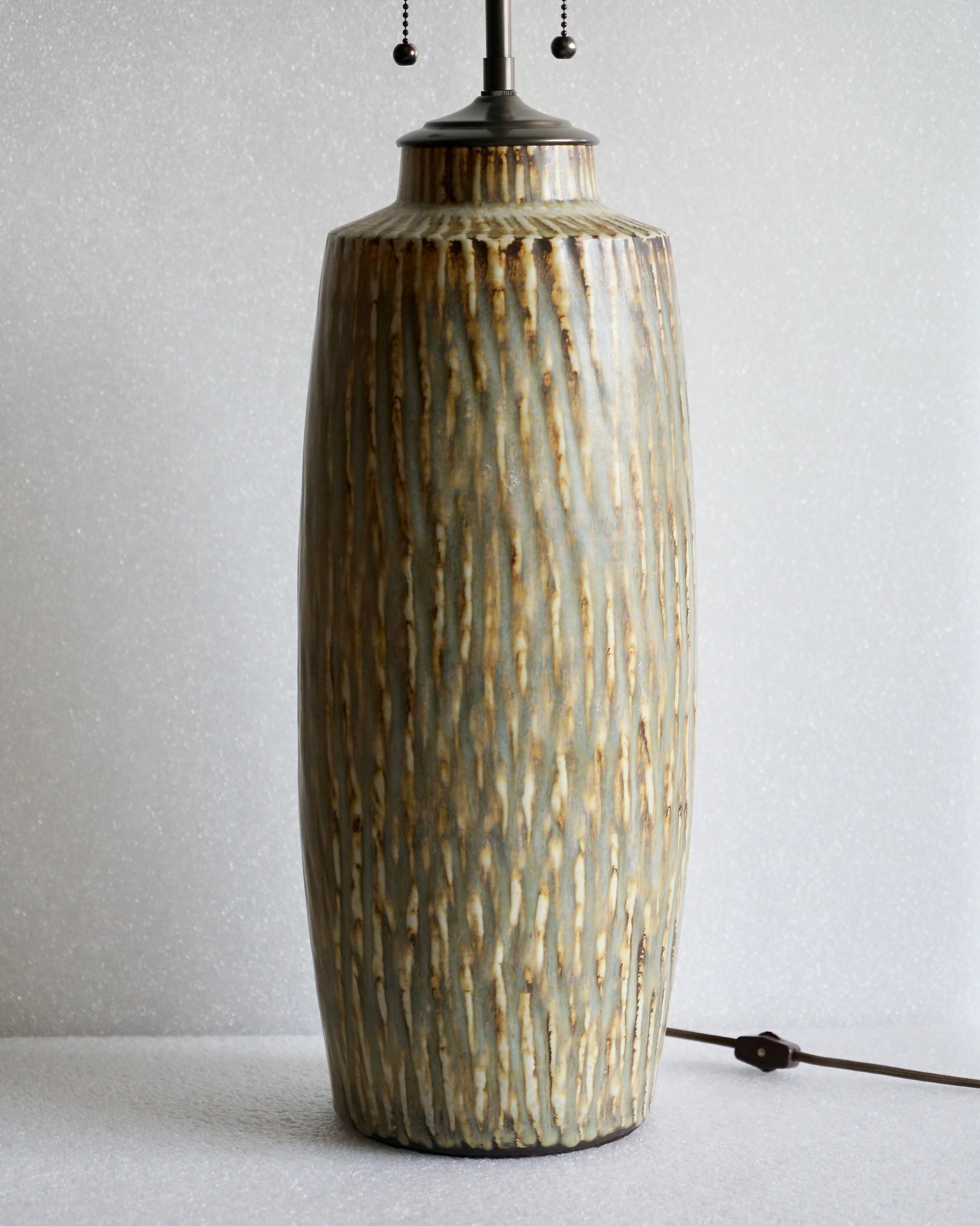 Scandinavian Modern Large table lamp by GUNNAR NYLUND For Sale