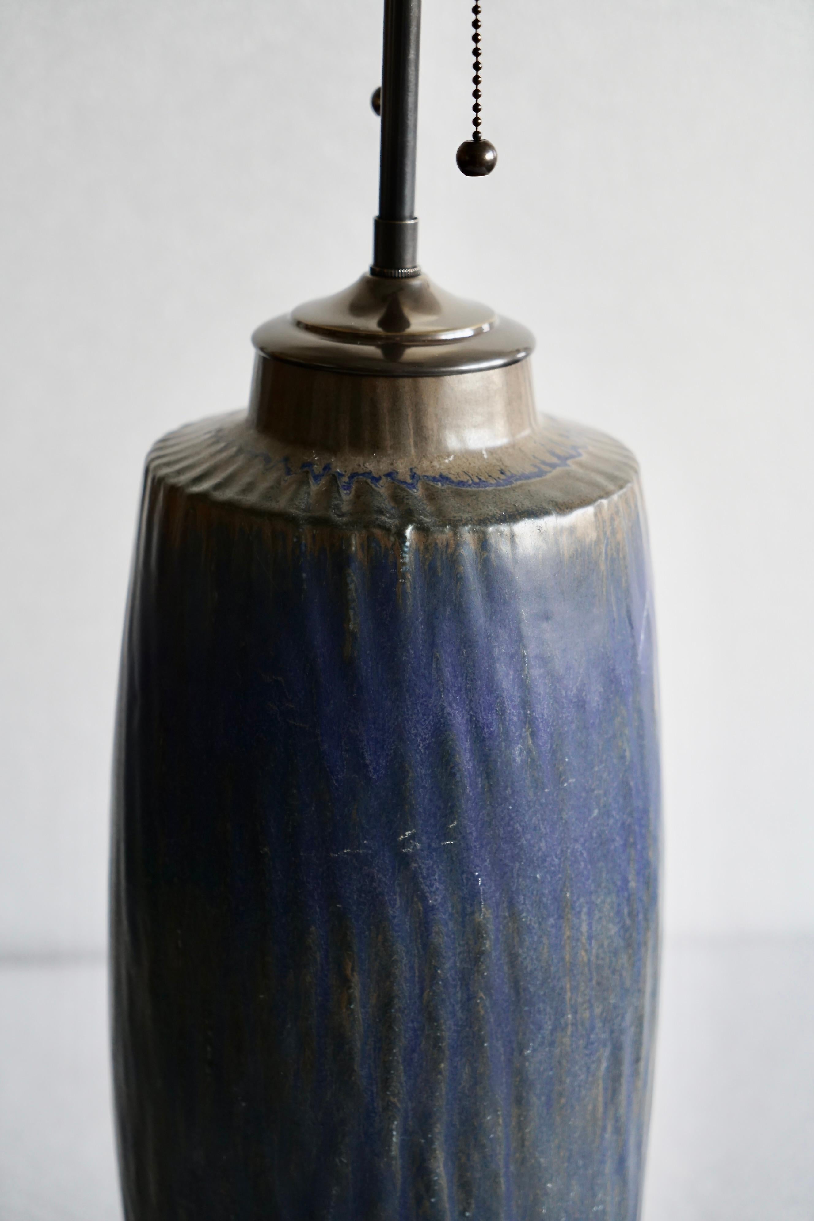Mid-20th Century Large table lamp by GUNNAR NYLUND For Sale