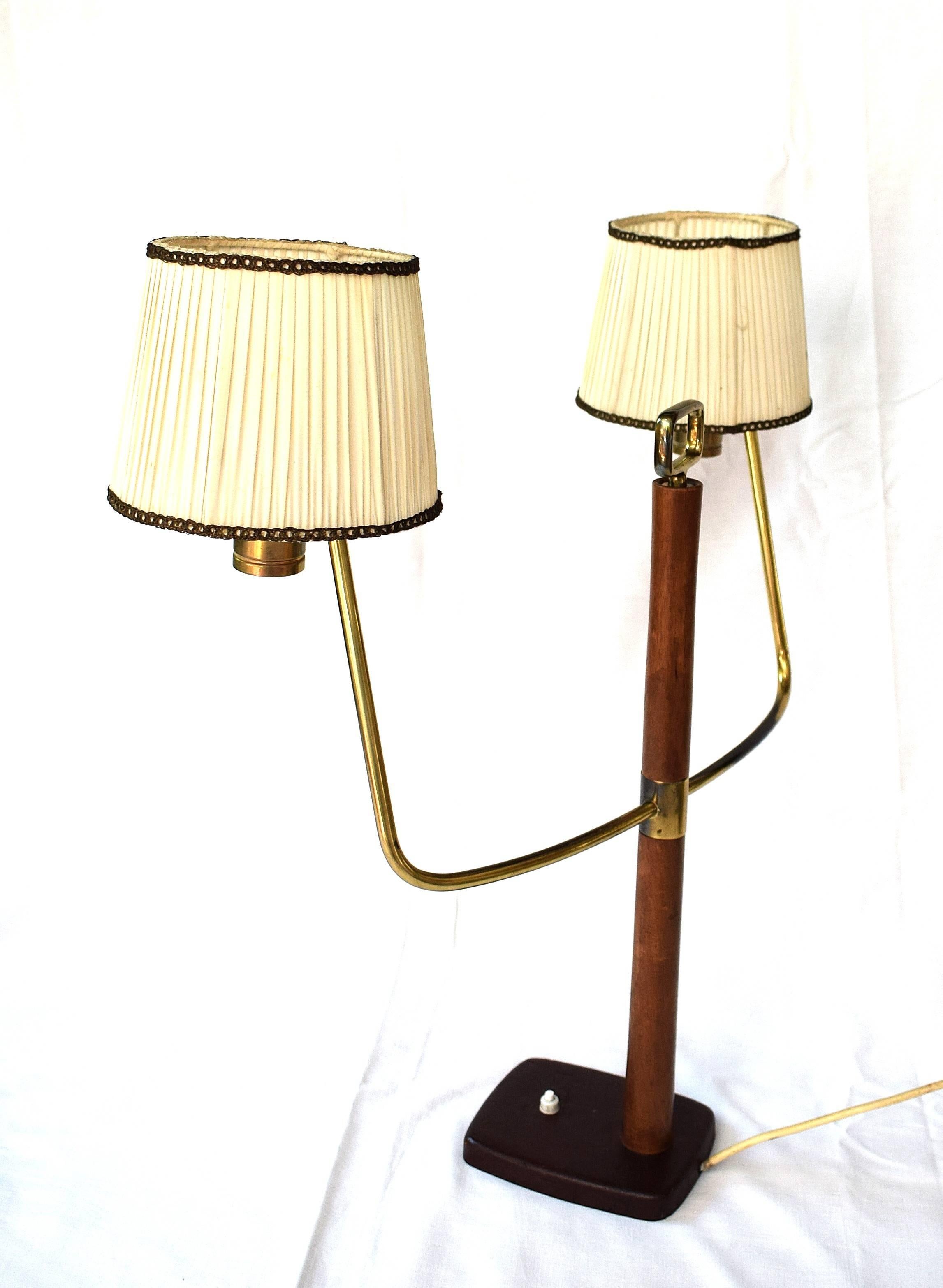 Art Deco Large Table Lamp by Josef Frank for J.T. Kalmar, 1930s For Sale