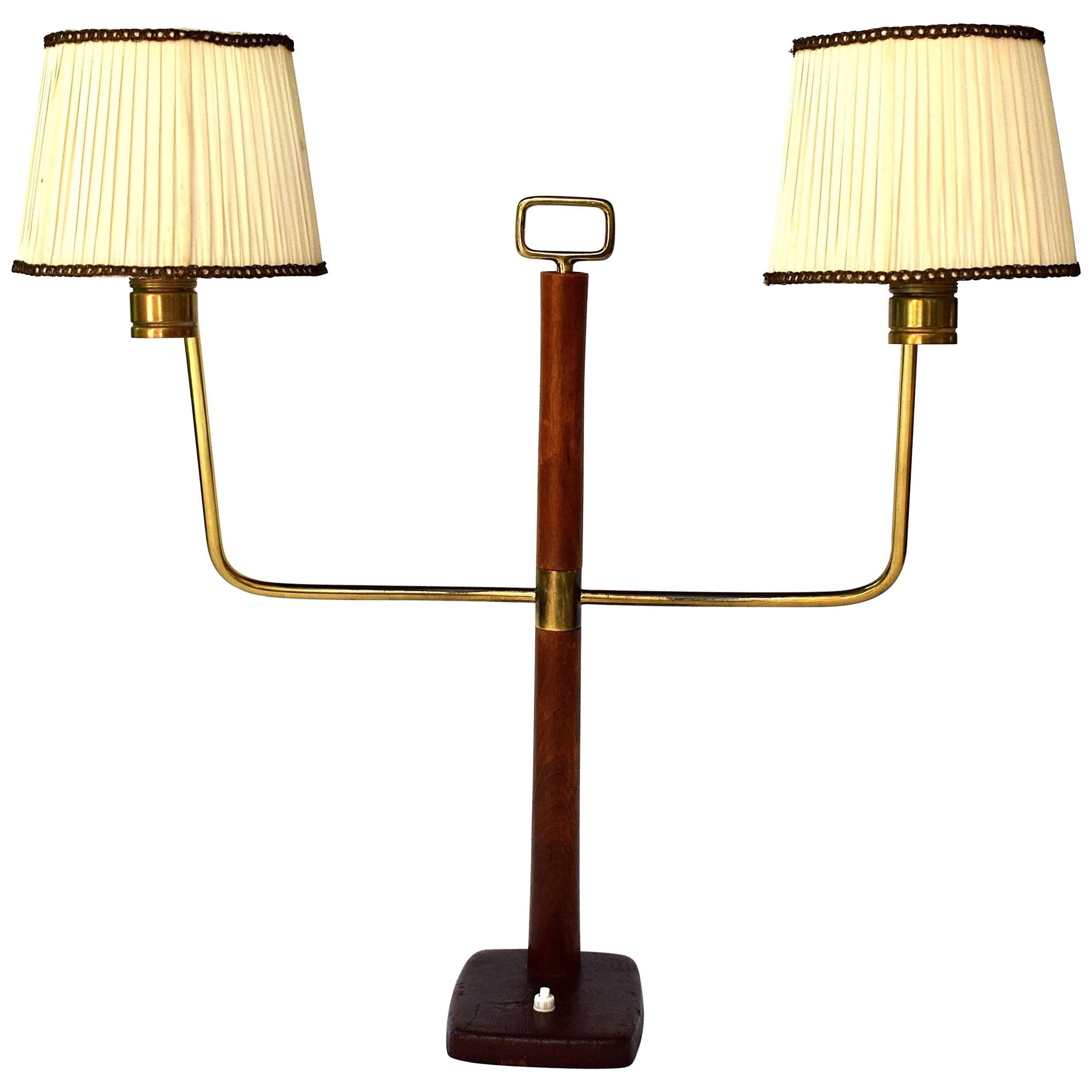 Large Table Lamp by Josef Frank for J.T. Kalmar, 1930s For Sale
