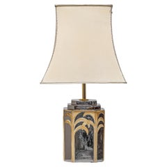 Lampada da tavolo grande di Vivai del Sud, Italia, anni '70