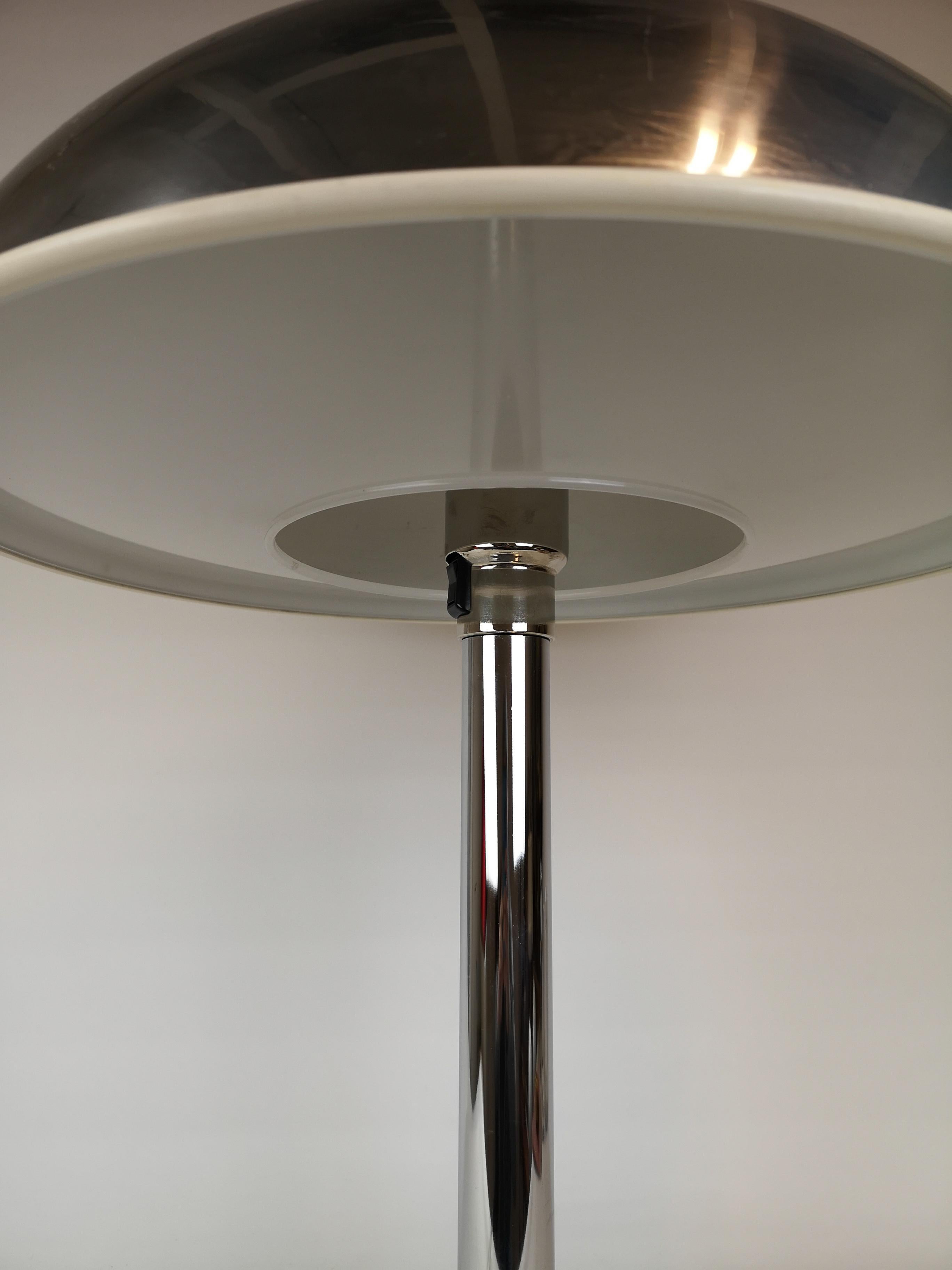 Large Table Lamp Chrome Fagerhults, Sweden, 1970s 2