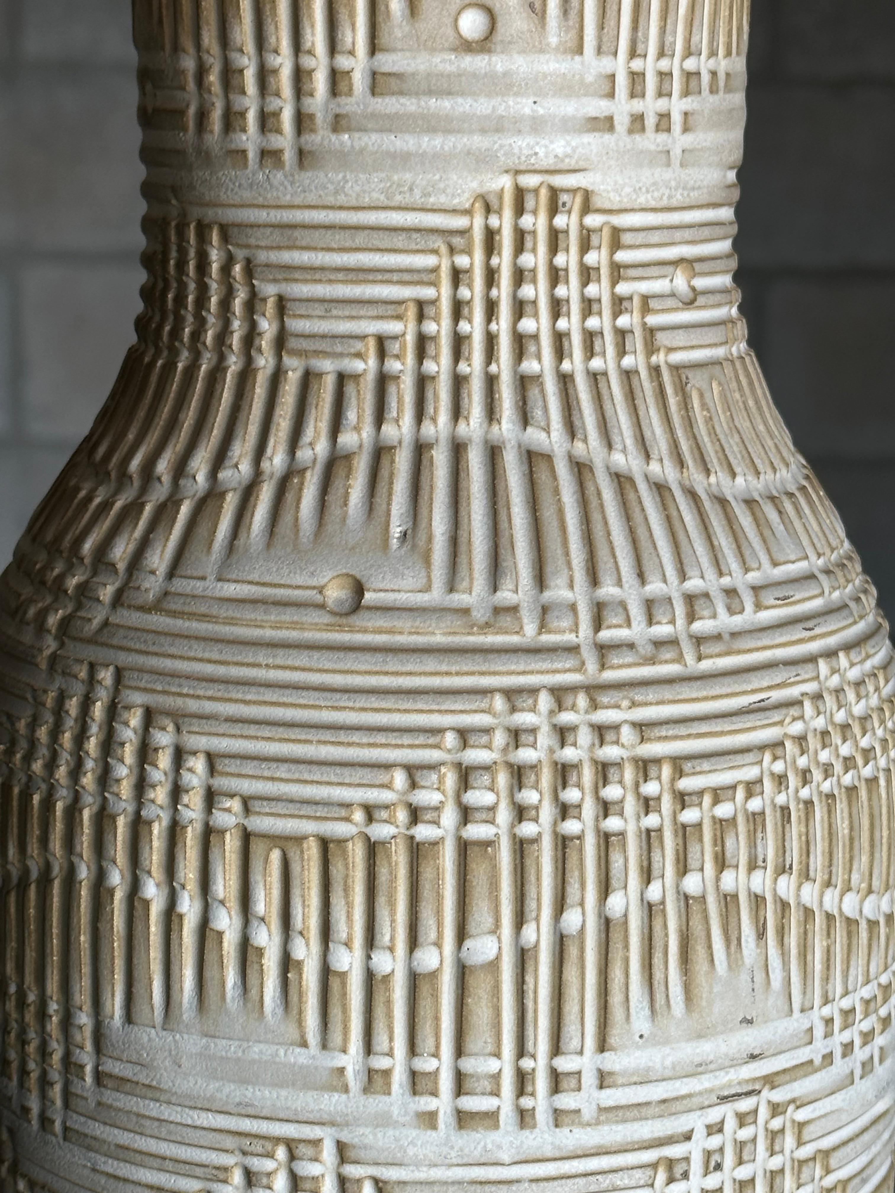 Ceramic Large Table Lamp Designed by Lee Rosen for Design Technics For Sale