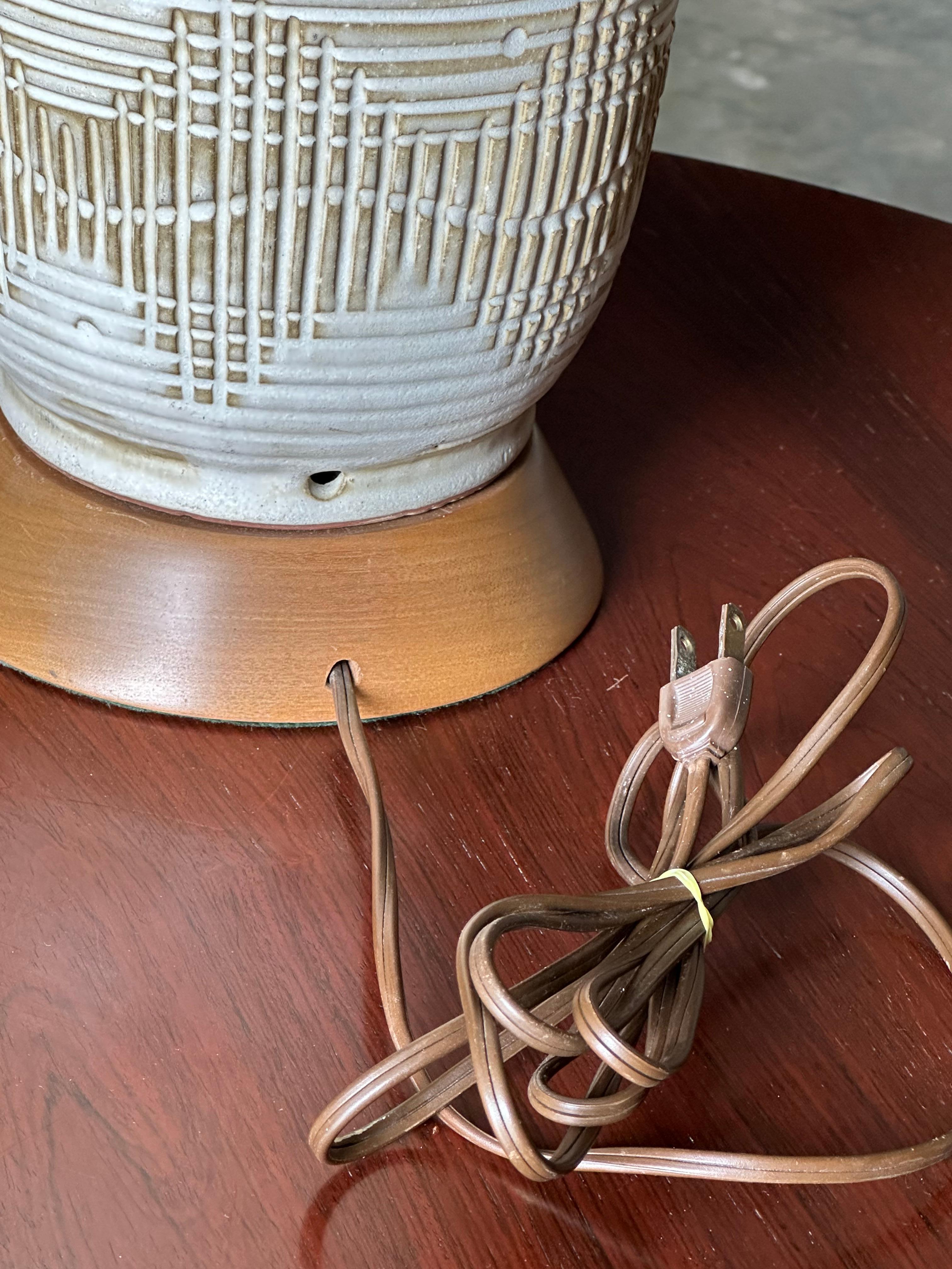 Large Table Lamp Designed by Lee Rosen for Design Technics For Sale 1