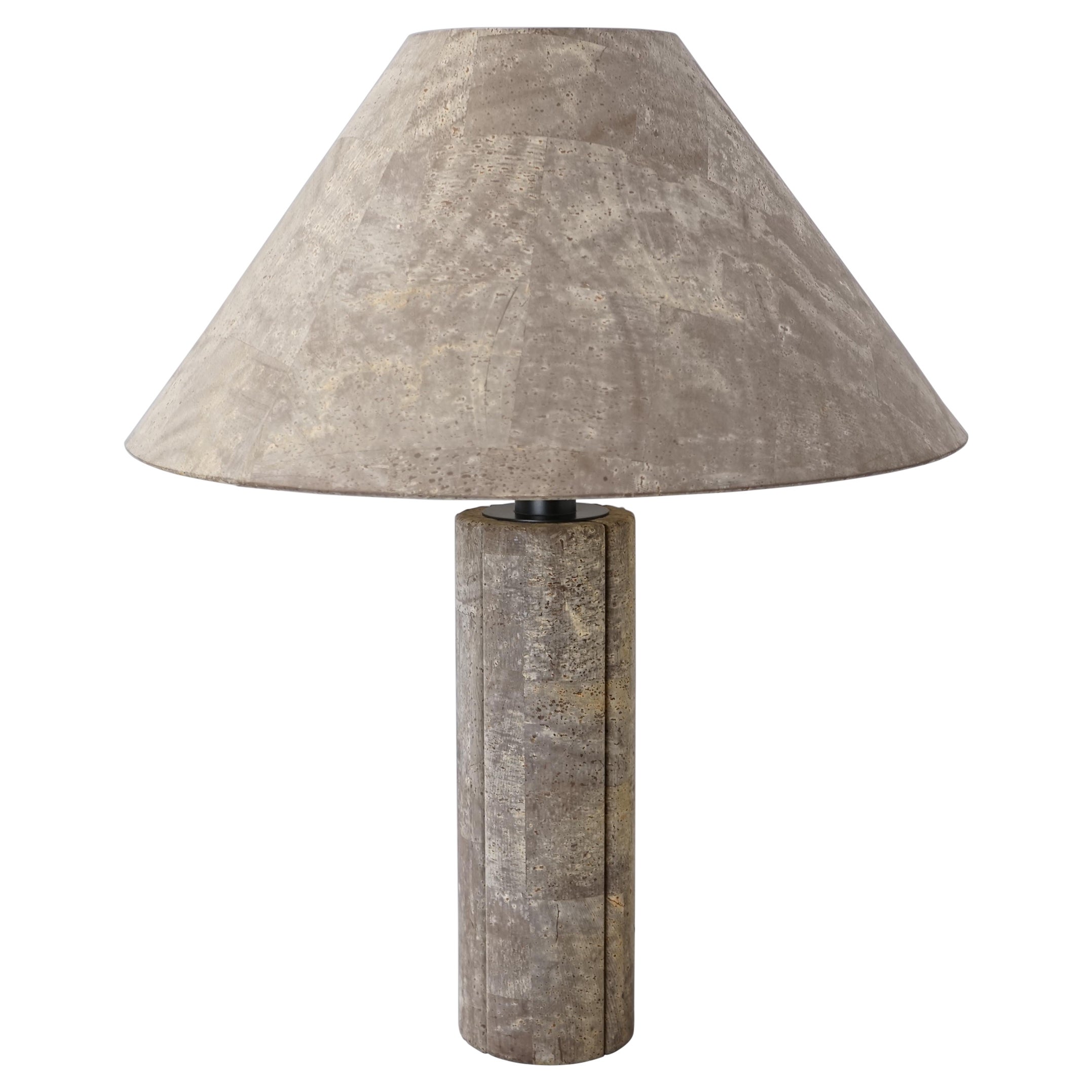 Large Table Lamp in Cork by Ingo Maurer for Design M, 1970s