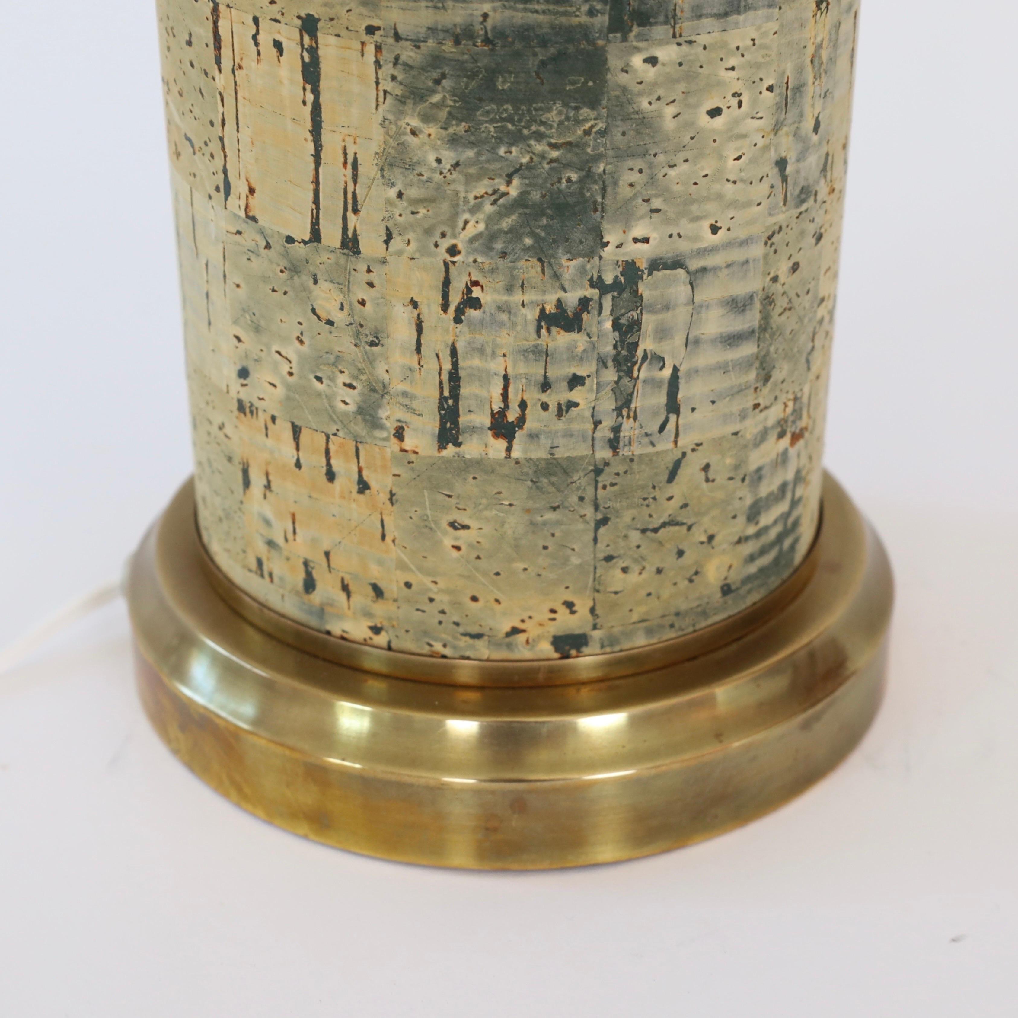 Lampe sur pied en liège, designée par Svend Aage Holm Sorensen, 1960, Danemark en vente 4