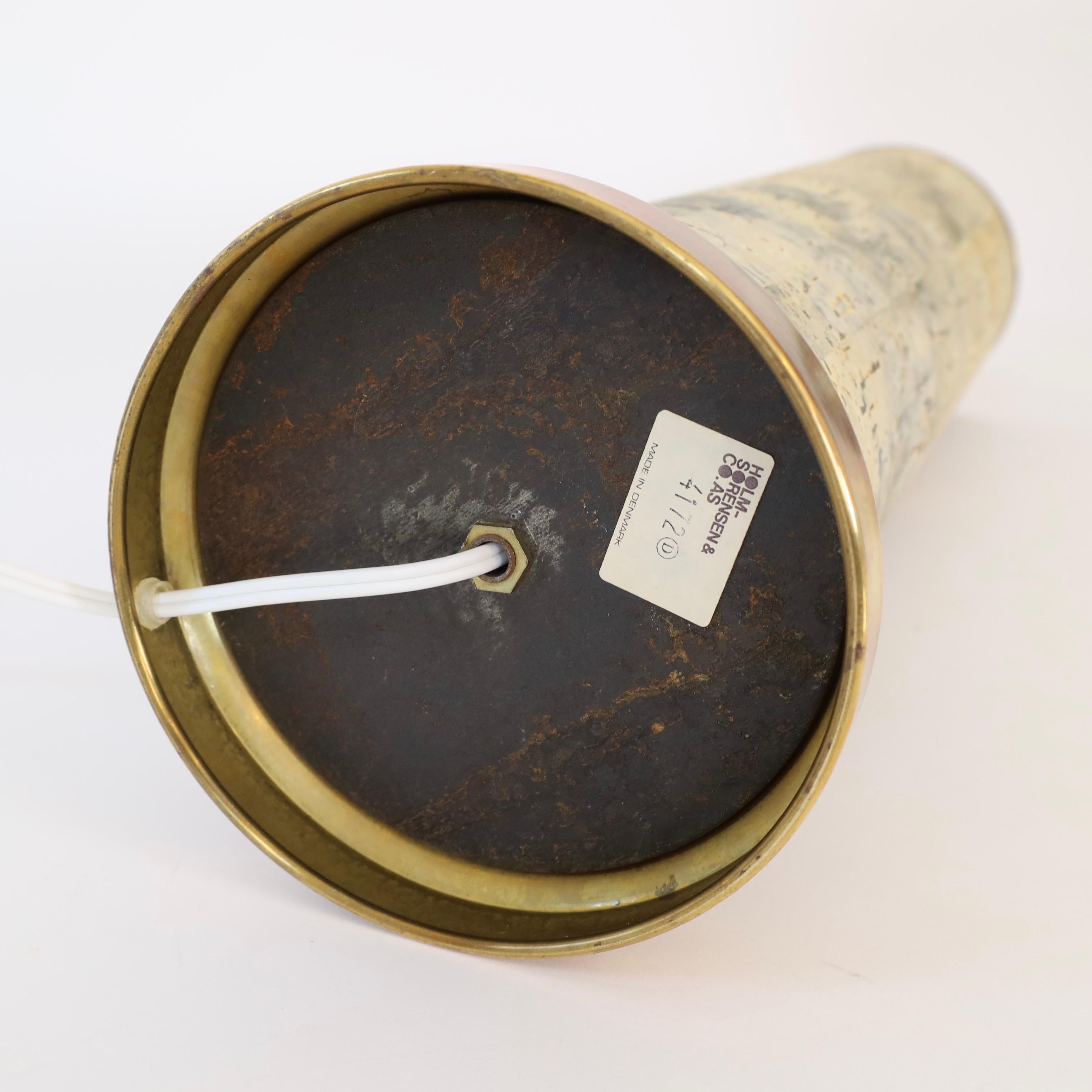 Lampe sur pied en liège, designée par Svend Aage Holm Sorensen, 1960, Danemark en vente 5