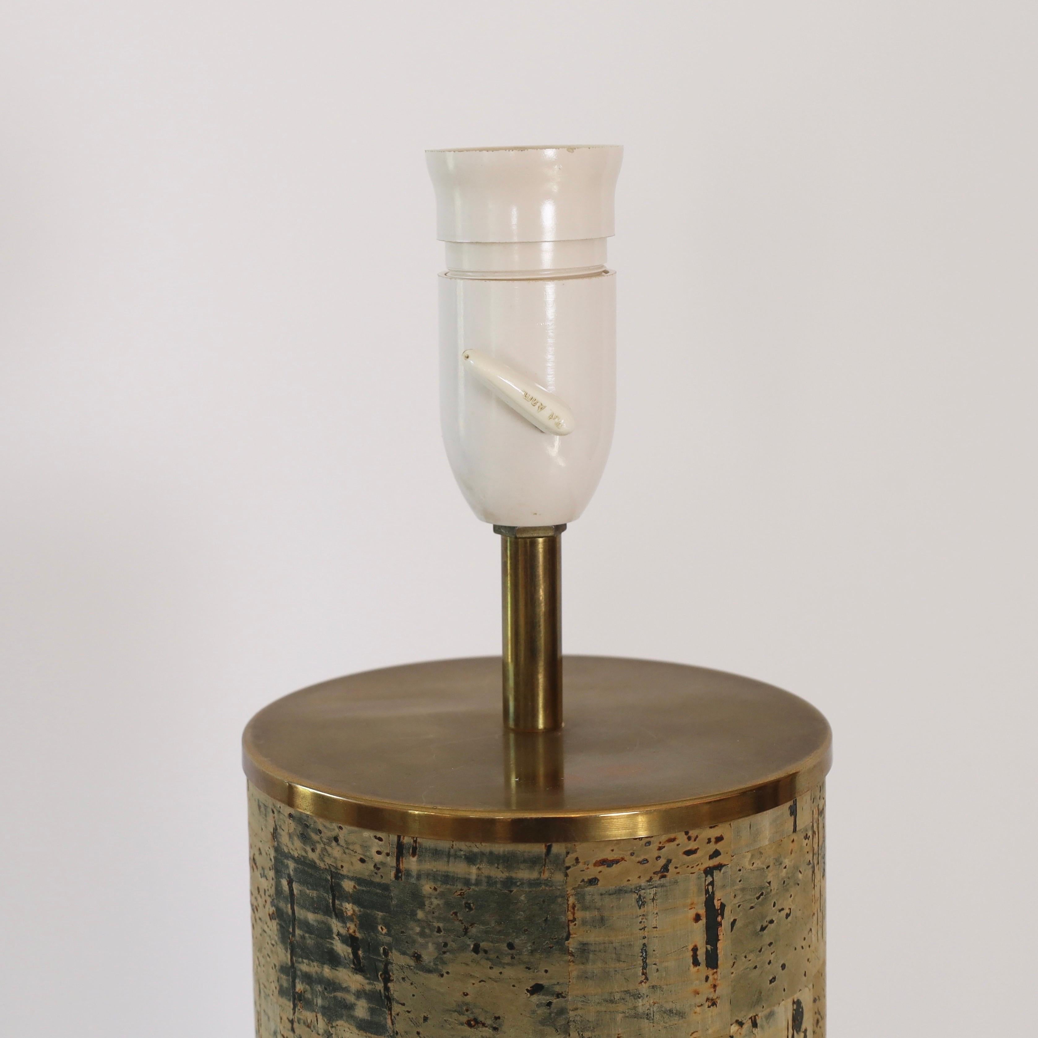 Lampe sur pied en liège, designée par Svend Aage Holm Sorensen, 1960, Danemark en vente 3