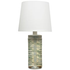 Large Table Lamp in Glazed Stoneware