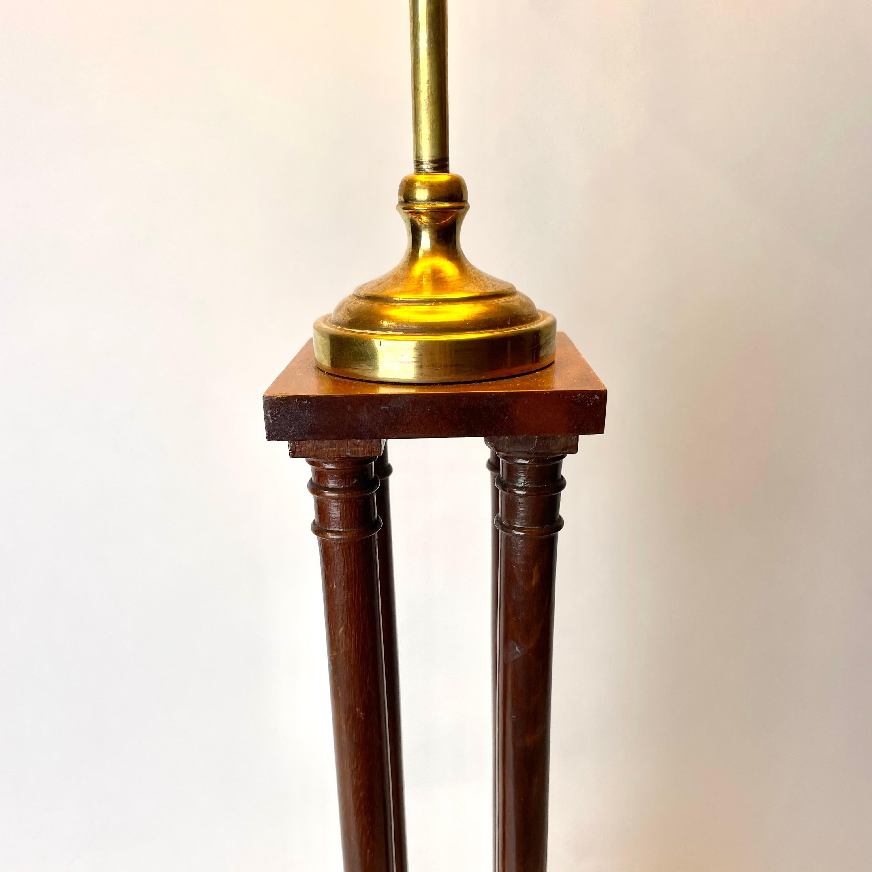 Brass Large Table Lamp in ”Grand Tour” style from early 20th Century For Sale
