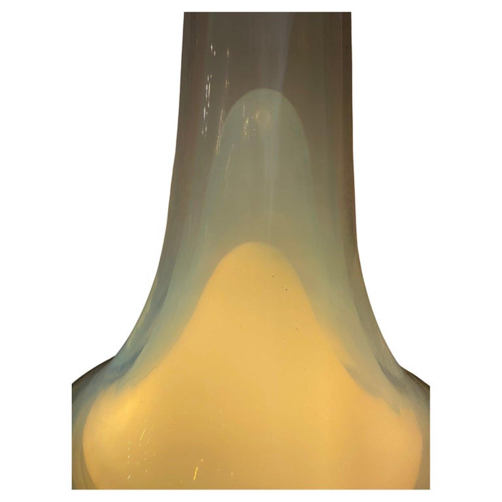 Große Tischlampe aus Muranoglas von Carlo Nason für Mazzega- Italien 1969 (Mitte des 20. Jahrhunderts)