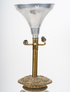 Large Table Lamp in Satsuma Porcelain and Gilt Bronze, 19th Century.