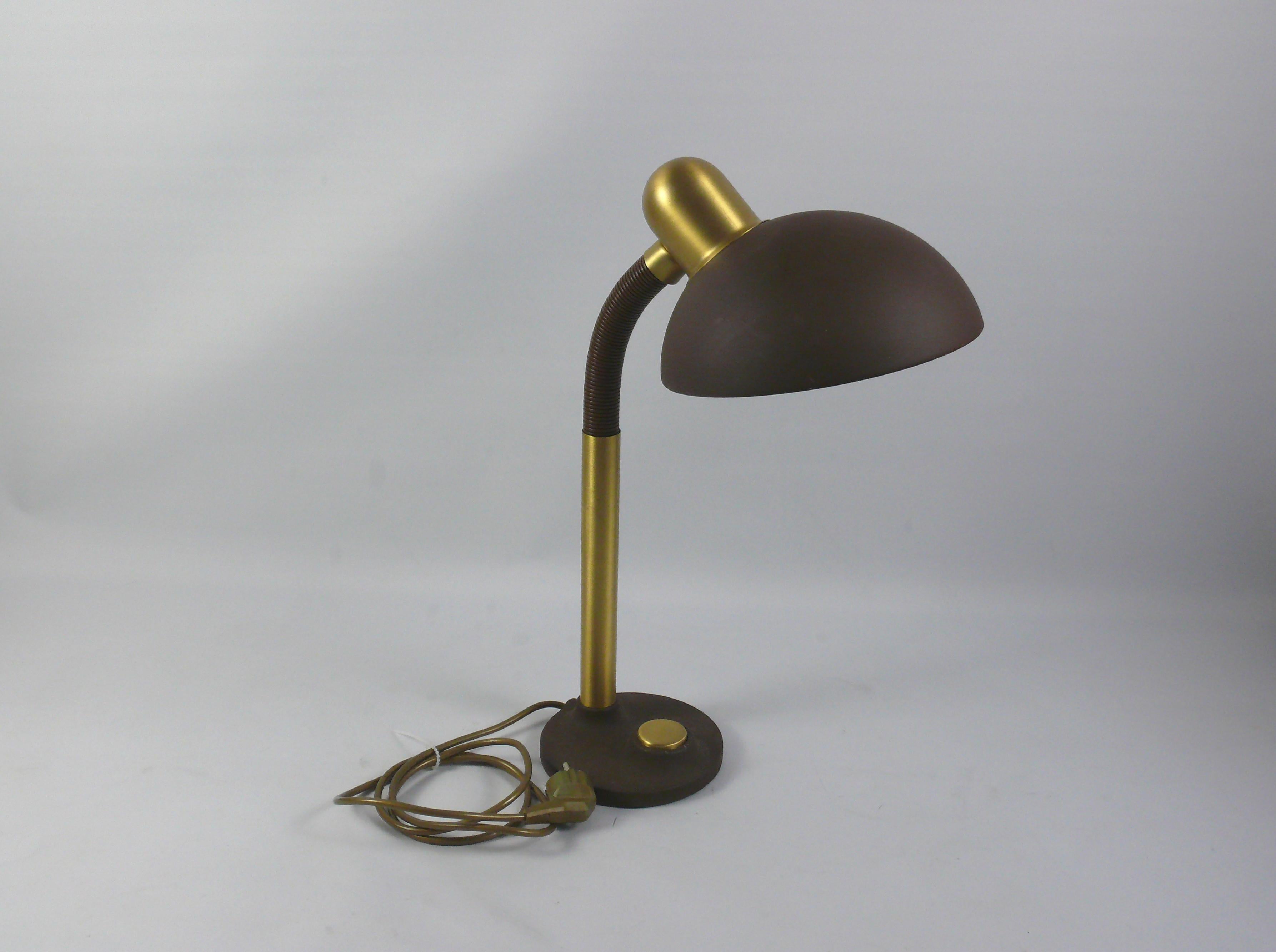 Grande lampe de bureau fabriquée par Hillebrand en Allemagne, années 1970 en vente 4