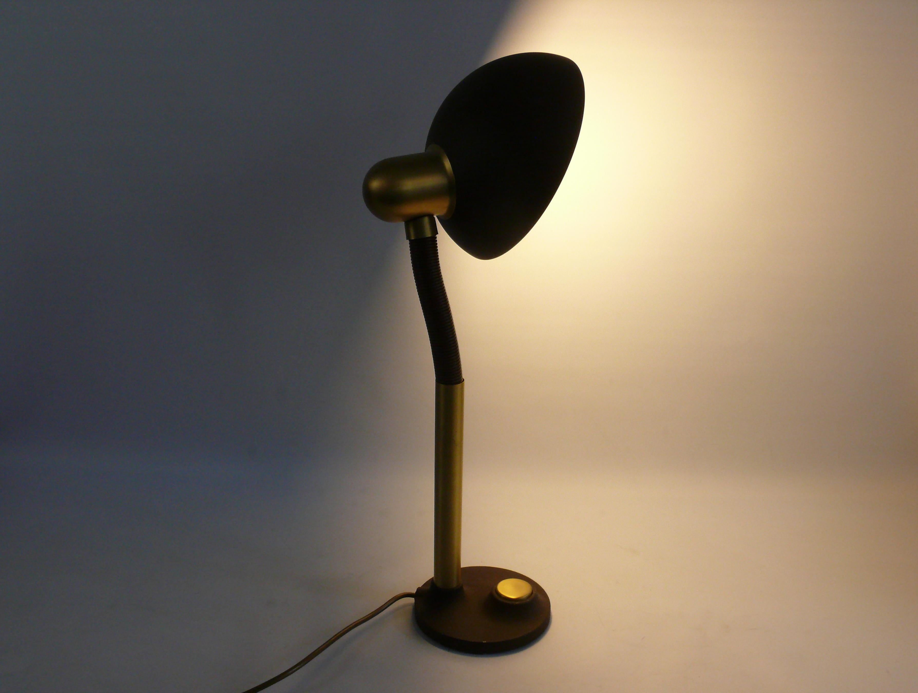 Grande lampe de bureau fabriquée par Hillebrand en Allemagne, années 1970 en vente 2