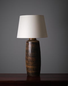Large table lamp “Rubus”, Gunnar Nylund, Rörstrand, Sweden, 1940s