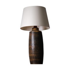 Large table lamp “Rubus”, Gunnar Nylund, Rörstrand, Sweden, 1940s