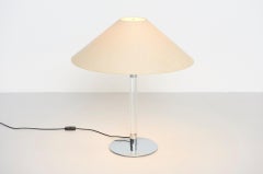 Large Table Lamp with Plexiglass Stand, Staff Leuchten, Germany