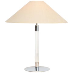 Large Table Lamp with Plexiglass Stand, Staff Leuchten, Germany
