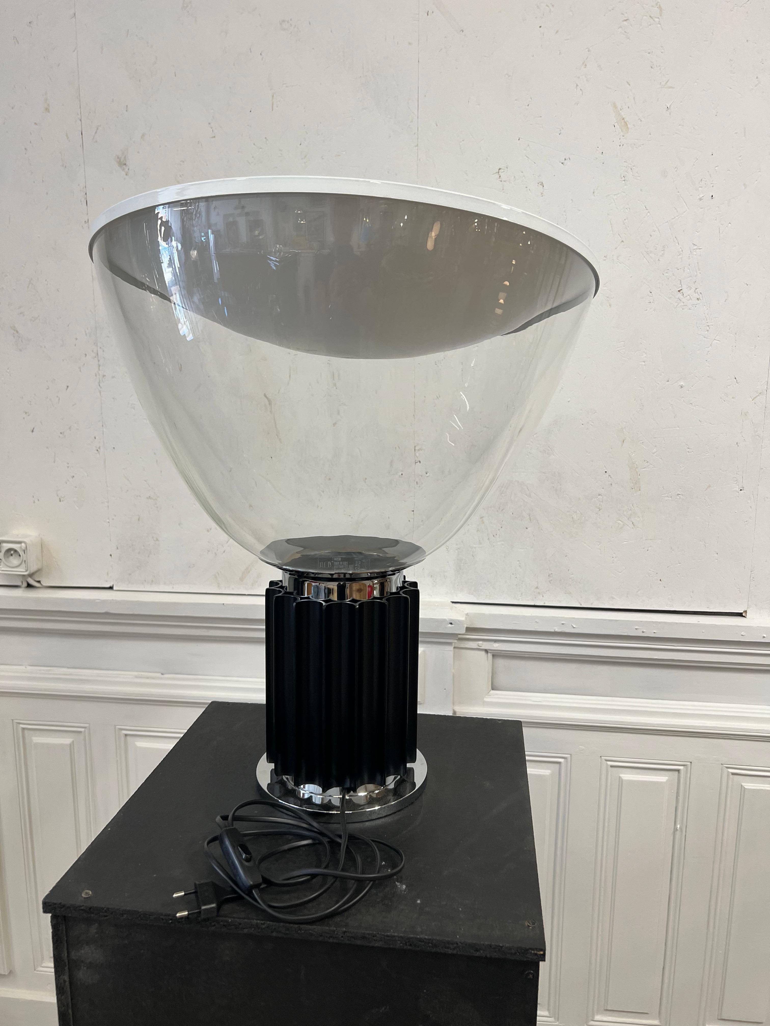 Metal Large Table Lamps Taccia  by Flos Edition 1990s Castiglione Designer