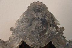 Large Table Mirror in Sterling Silver 19th Century