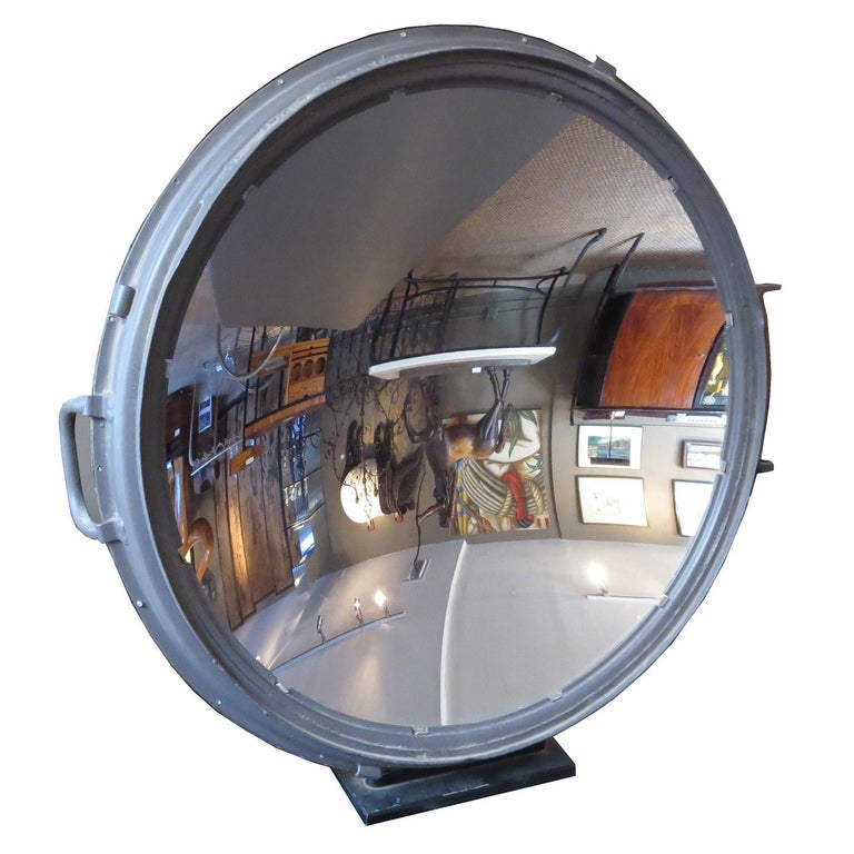 Large Table Mounted Parabolic Mirror by G.E. at 1stDibs
