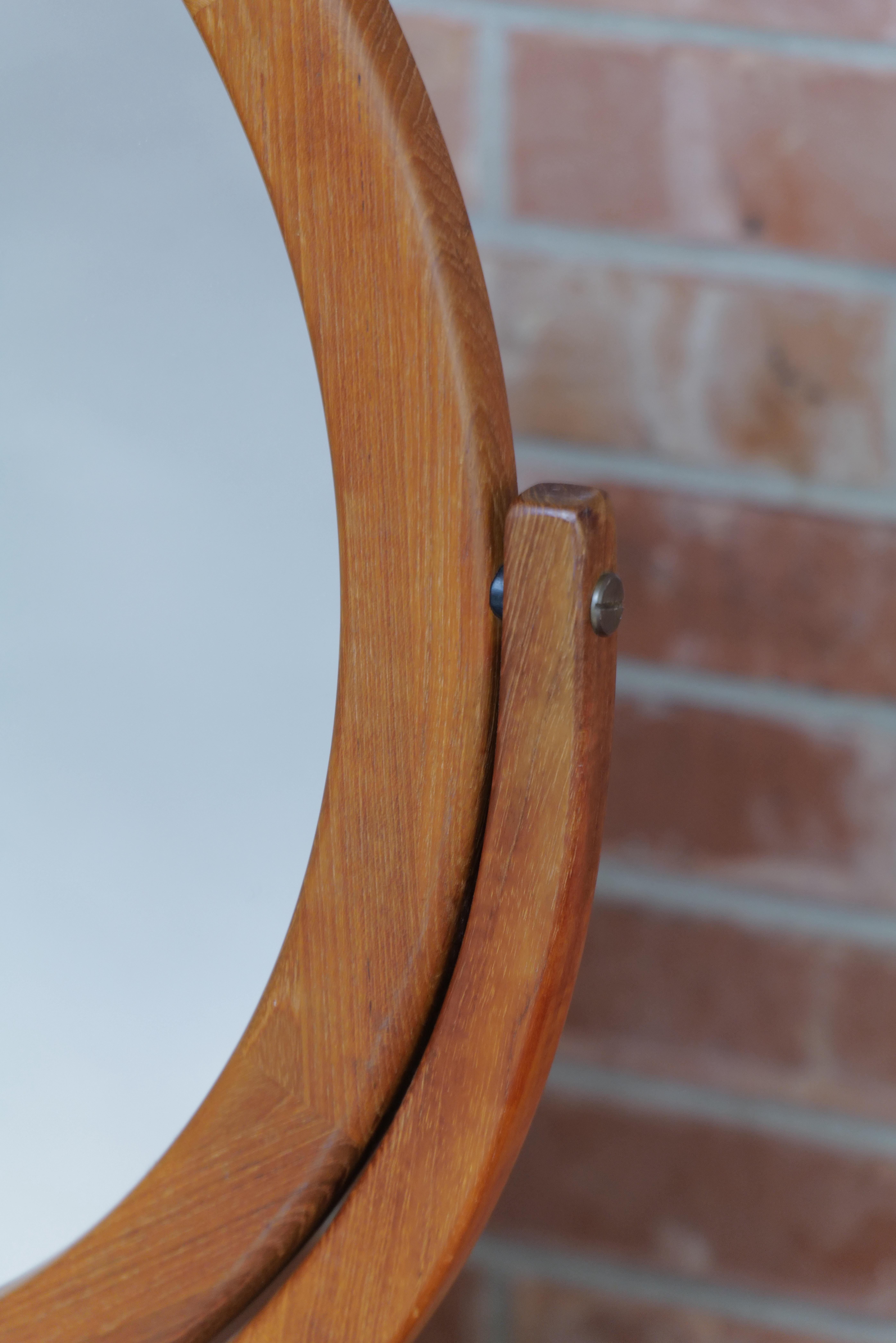 Large Table Top Mirror by Petersen and Hansen For Sale 5